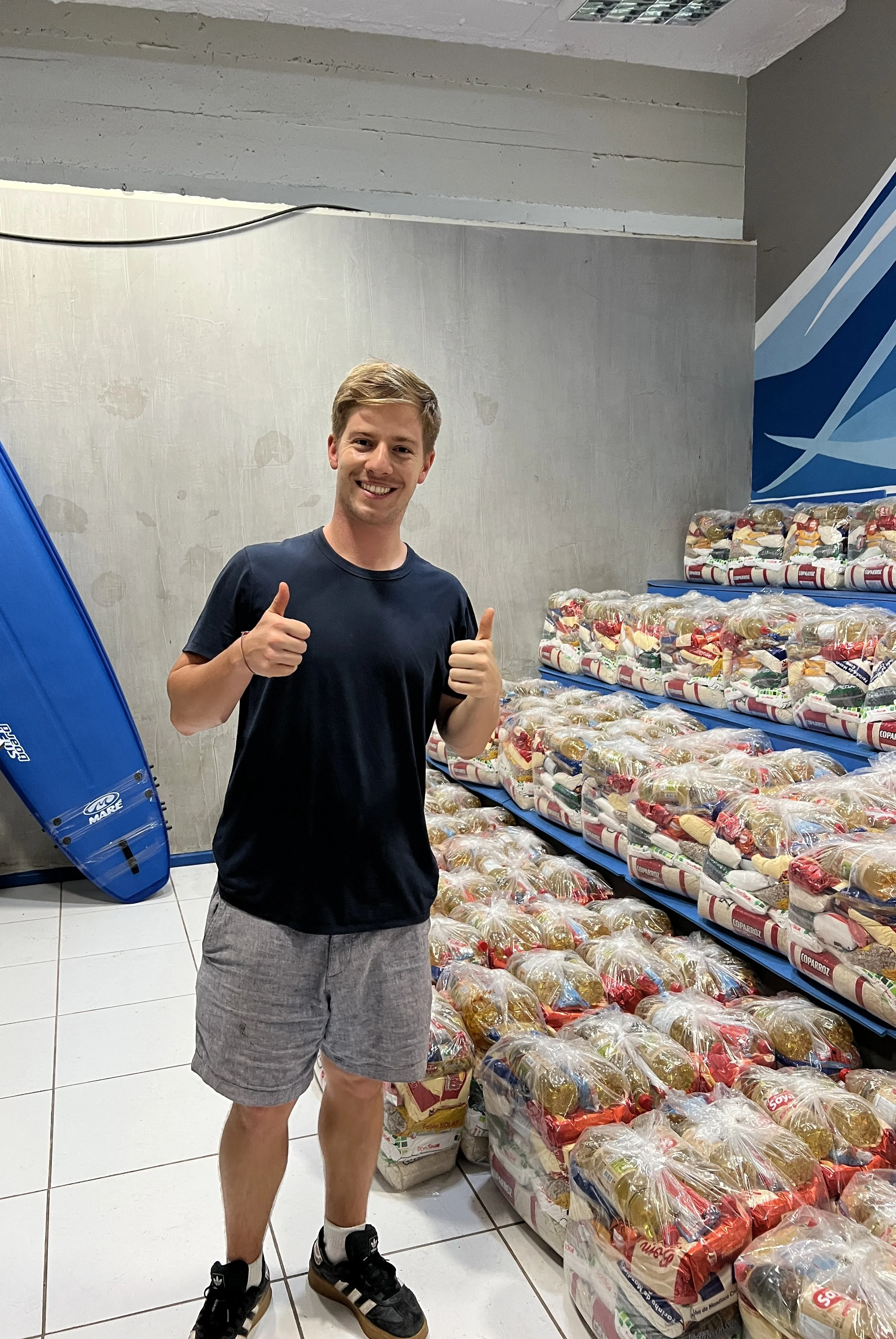 Basil Merk leitet Spendenaktion in Brasilien