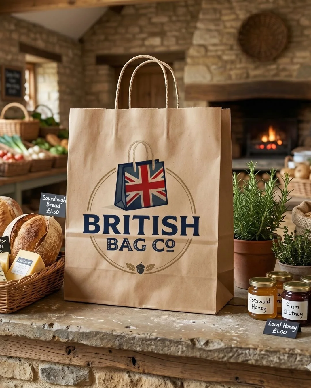 Twisted Paper Handles