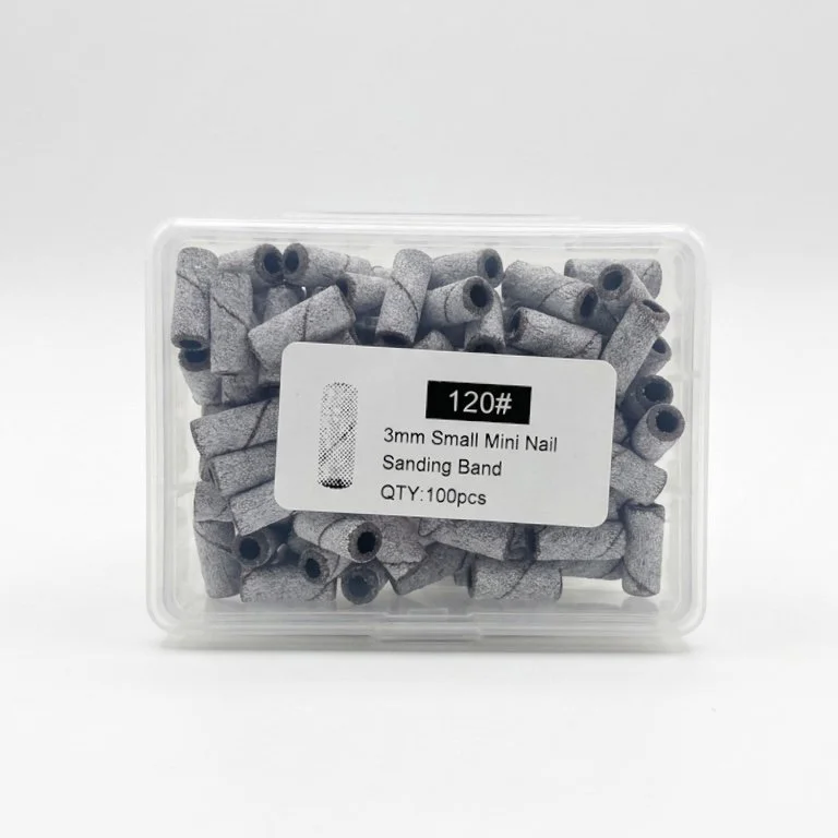 Mini White Sanding Bands 100ct - Medium