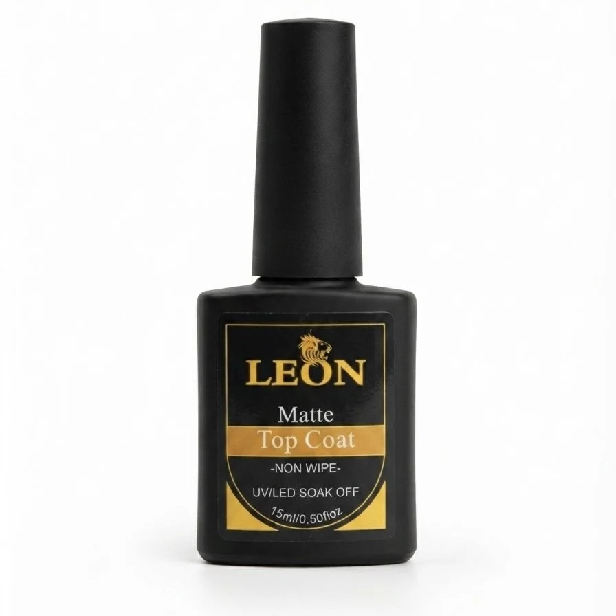 LEON Matte Gel Top Coat 0.5oz