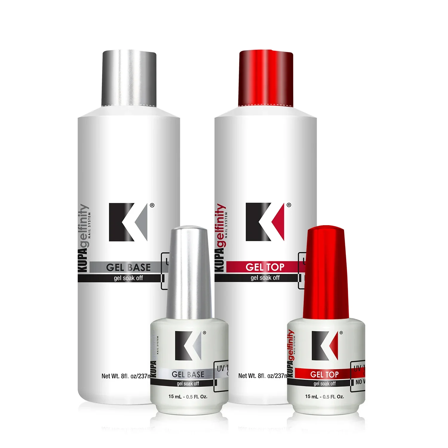 Kupa GelFinity Gel Base/ Topcoat Bundle