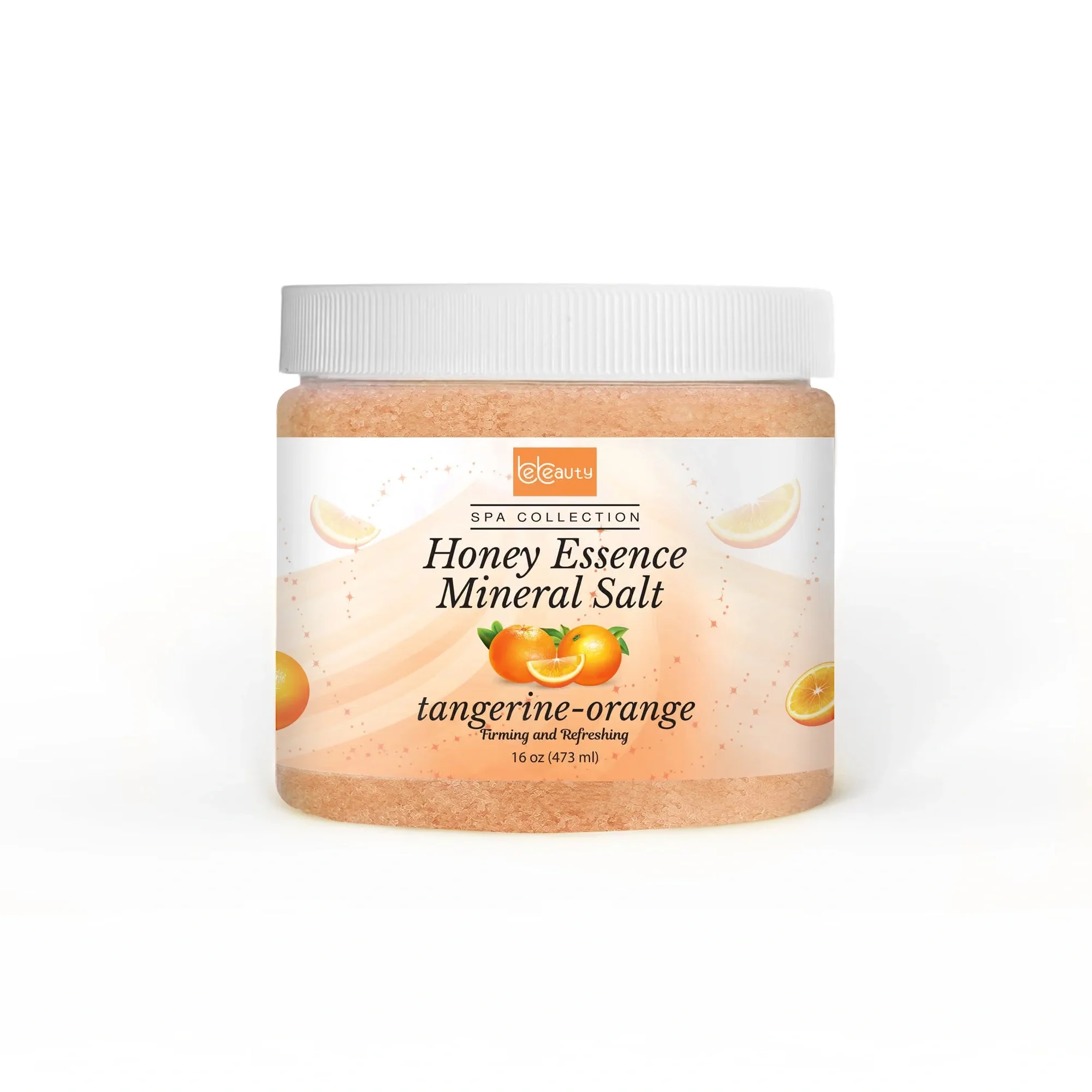 BeBeauty Tangerine Orange Honey Mineral Salt