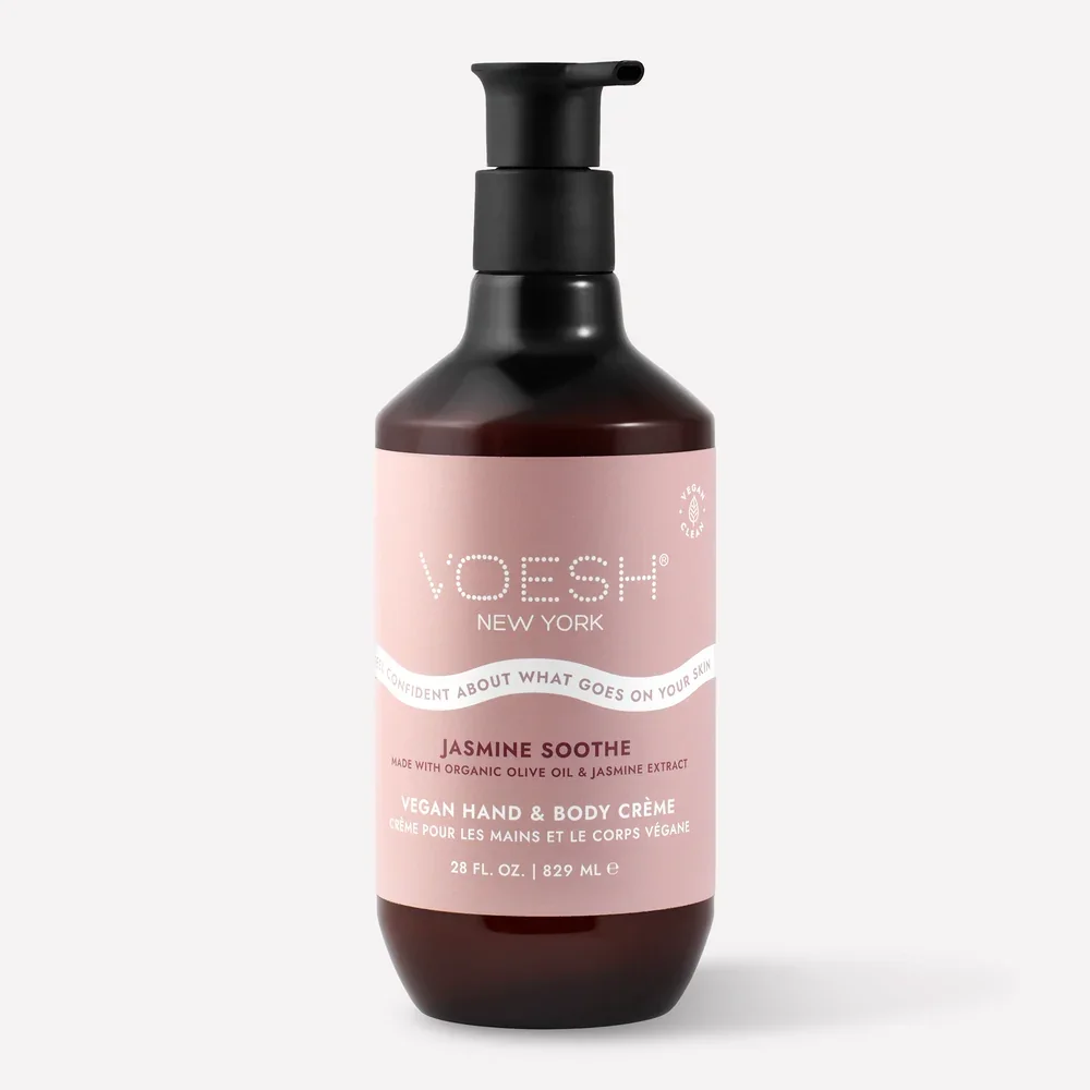 Voesh Jasmine Soothe Vegan Hand & Body Crème (28 oz.)