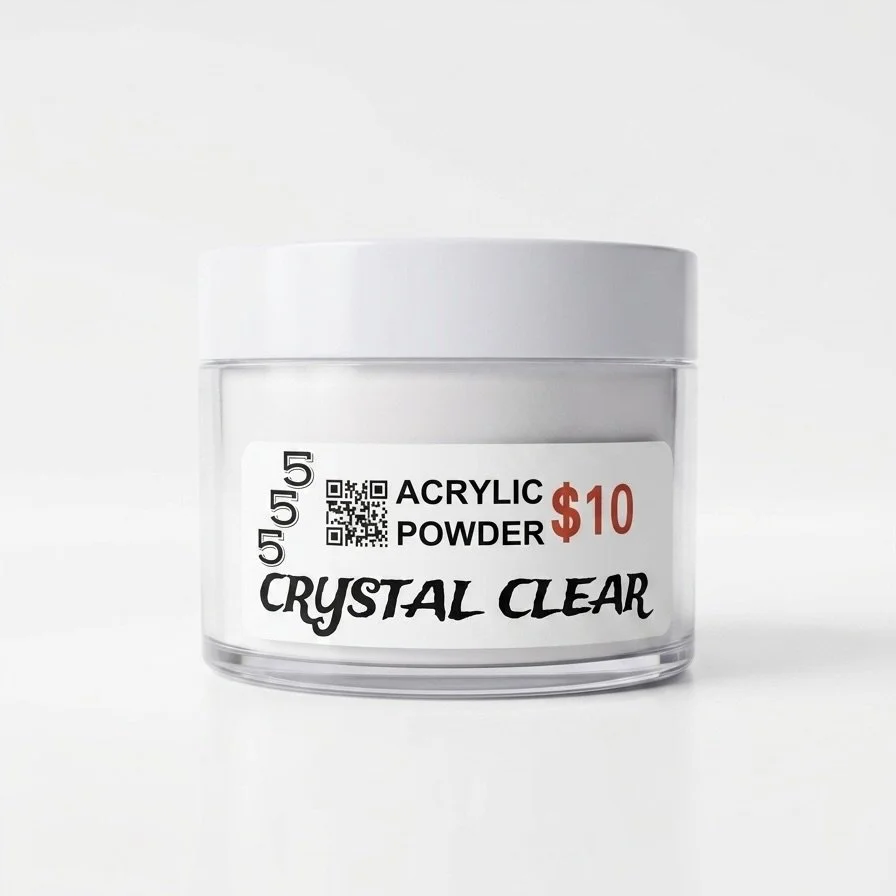 555 Crystal Clear Acrylic Powder