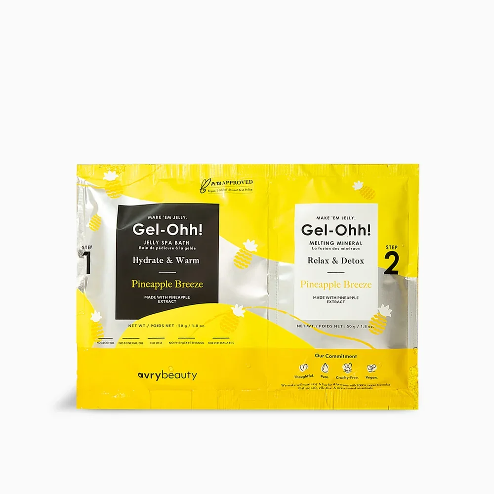 Avry Gel-Ohh Jelly Spa Bath - Pineapple Breeze