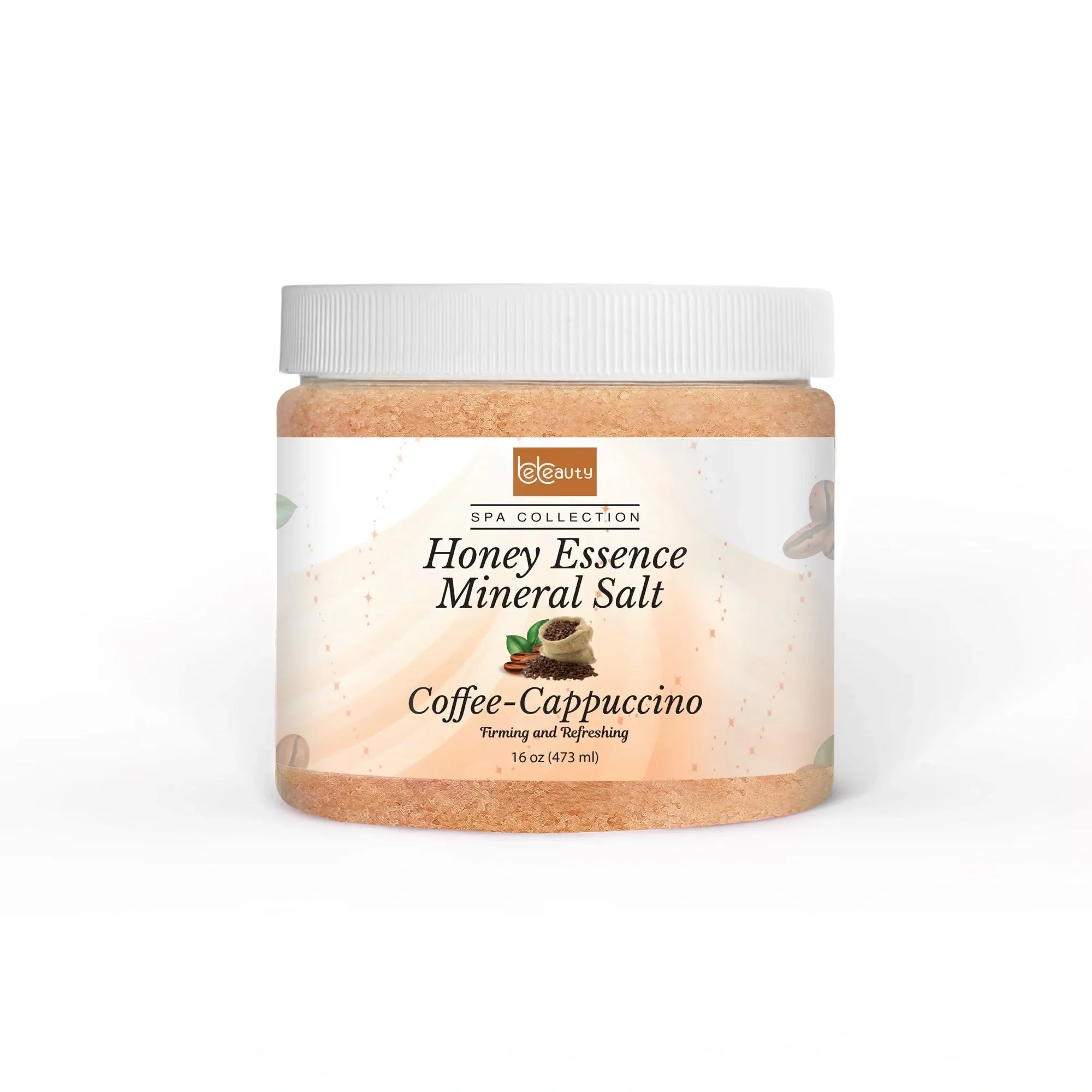 BeBeauty Coffee Cappuccino Honey Mineral Salt