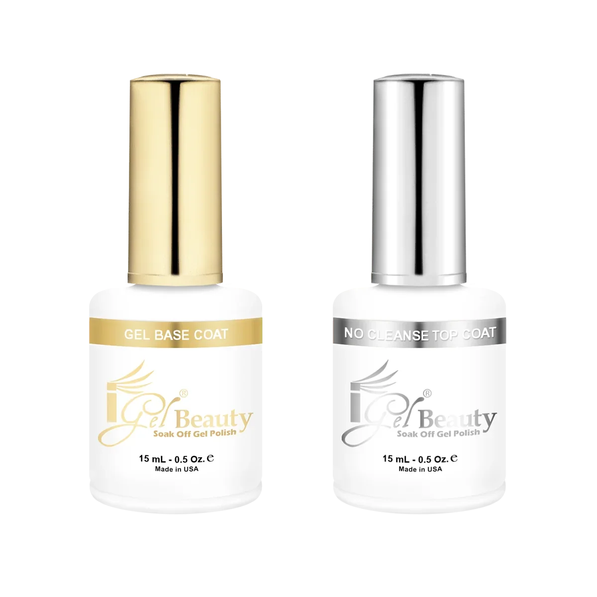 iGel Dual - Gel Base Coat + No Cleanse Top Coat