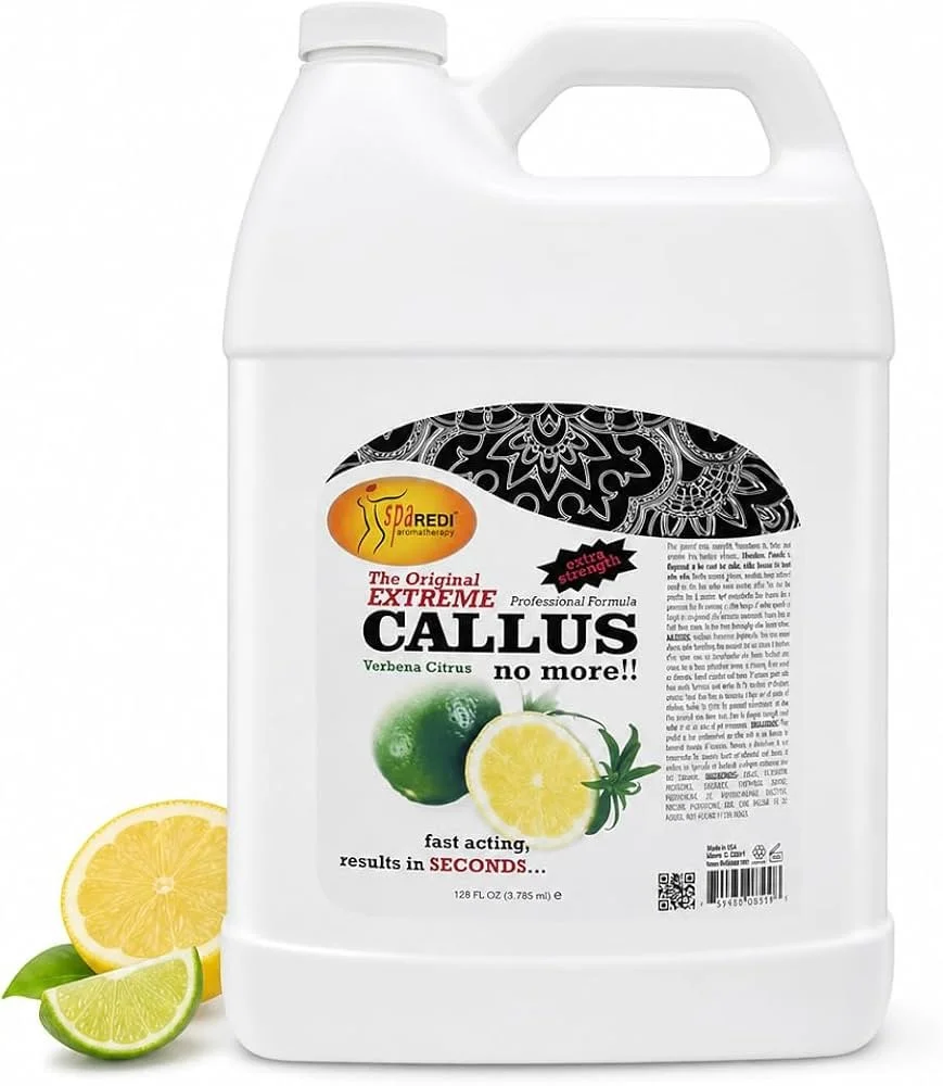 Spa Pedi Callus Remover 1 Gal Lemon Lime
