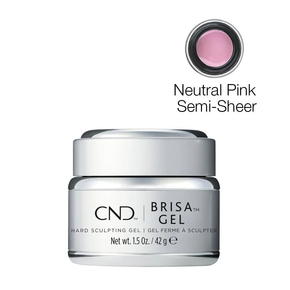 CND Brisa Sculpting Gel 1.5oz - Neutral Pink - Semi-Sheer