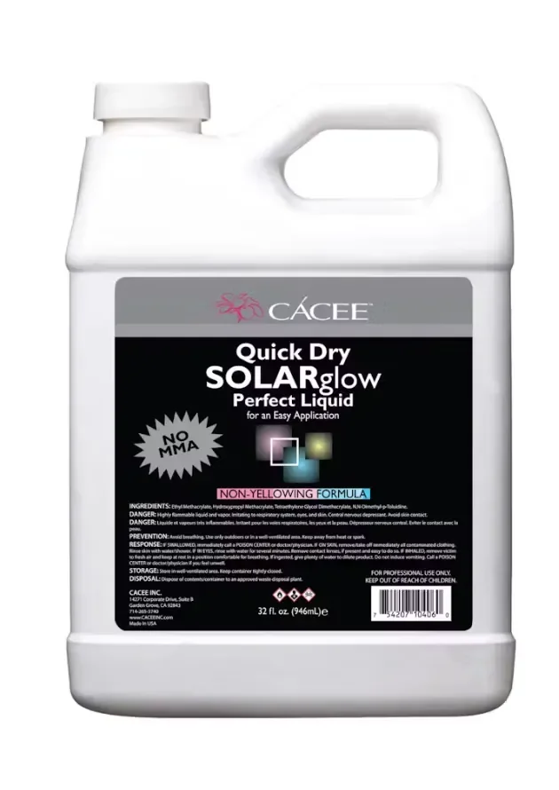 Cacee Solar Glow Quick Dry Liquid Monomer