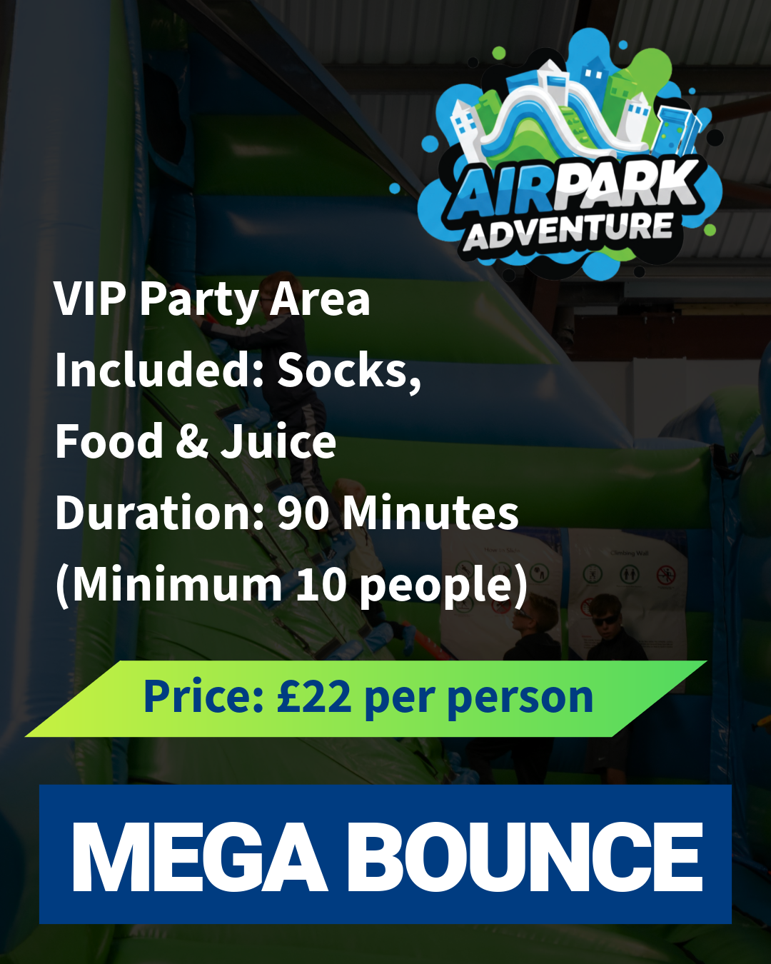 INFLATABLE GLASGOW AIRPARK ADVENTURE GLASGOW