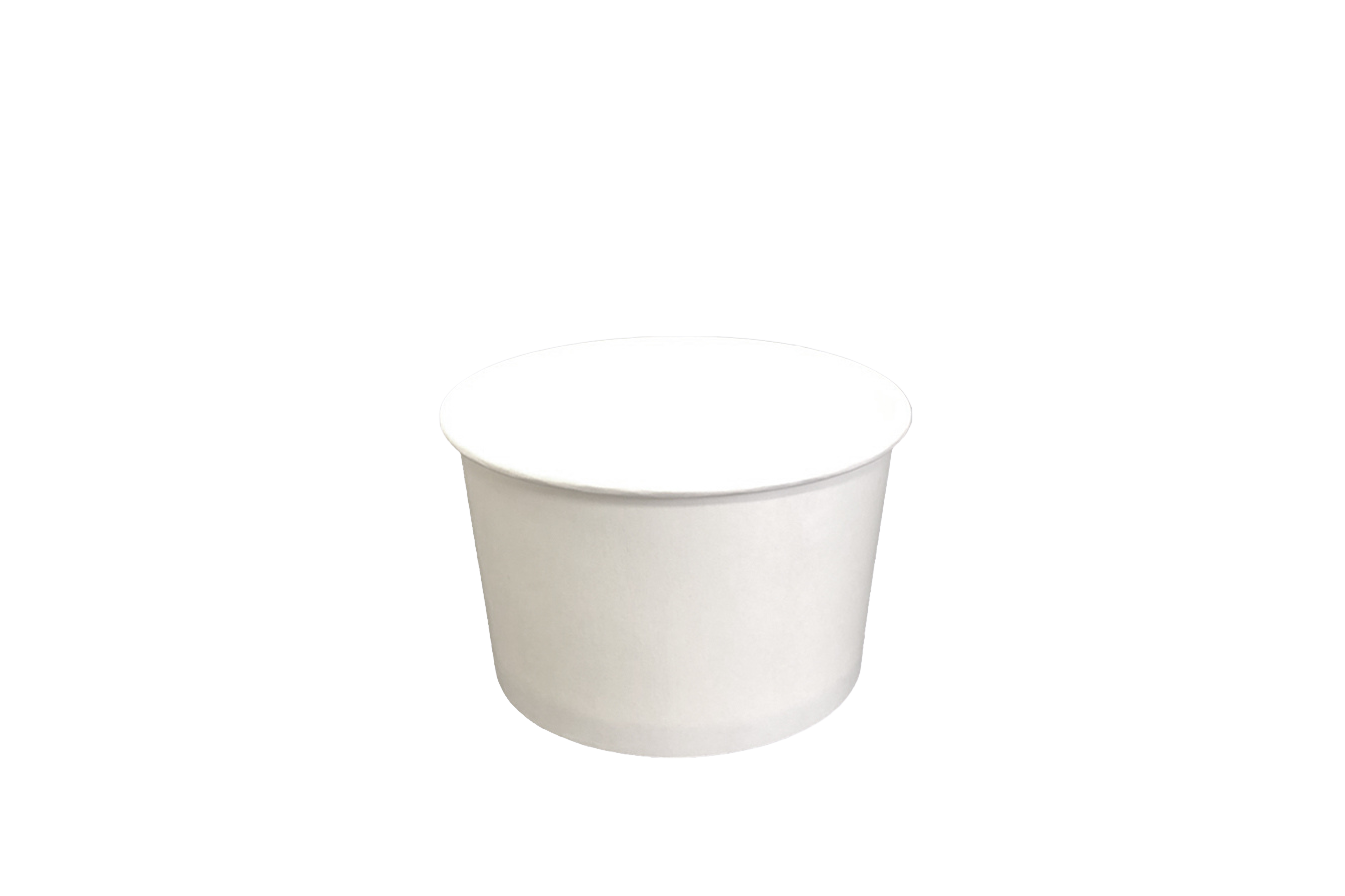 8 oz White Paper Soup Container