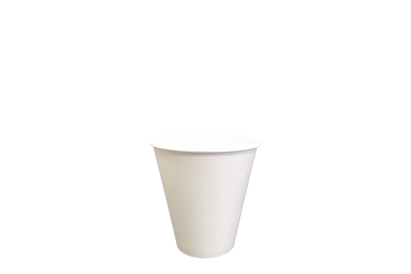 White Single Wall Paper Hot Cup
