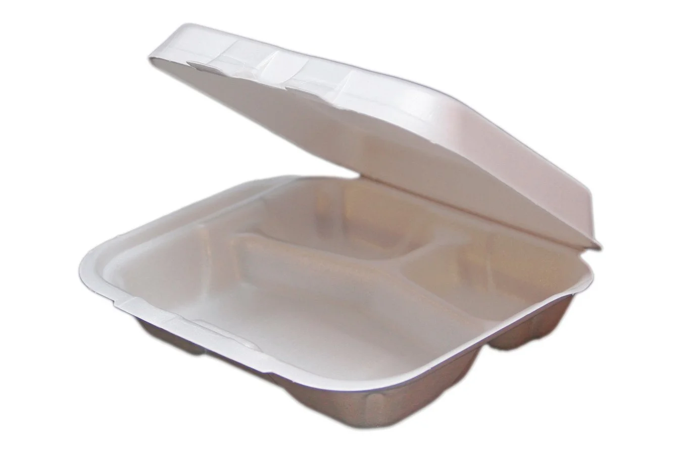 7" x 8" - 3 Compartment PS Container