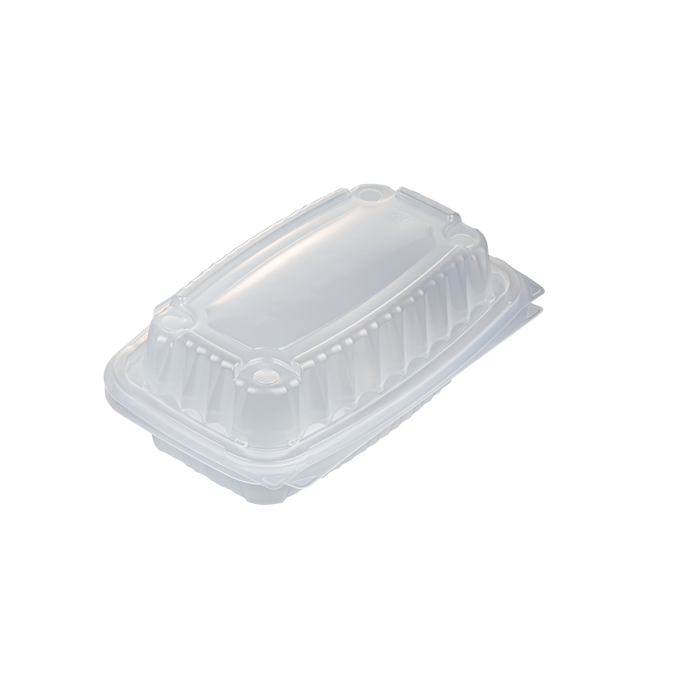 9" x 6" - Clear 1 Compartment PP Container