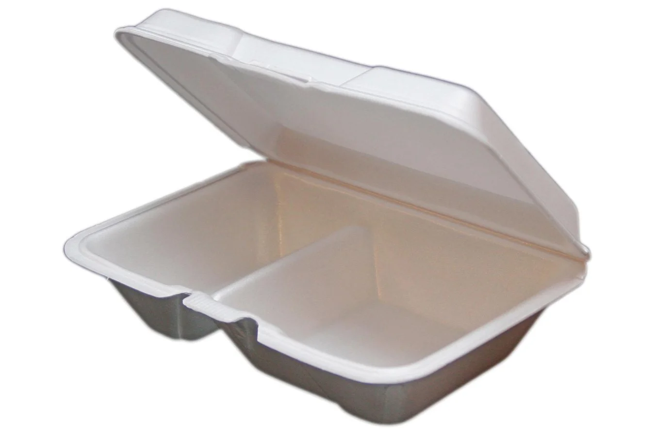 9" x 6" - 2 Compartment PS Container