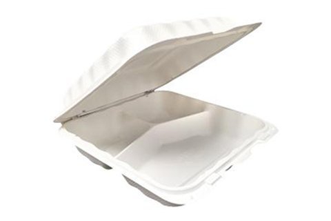 9" x 9" - 3 Compartment MFPP Container