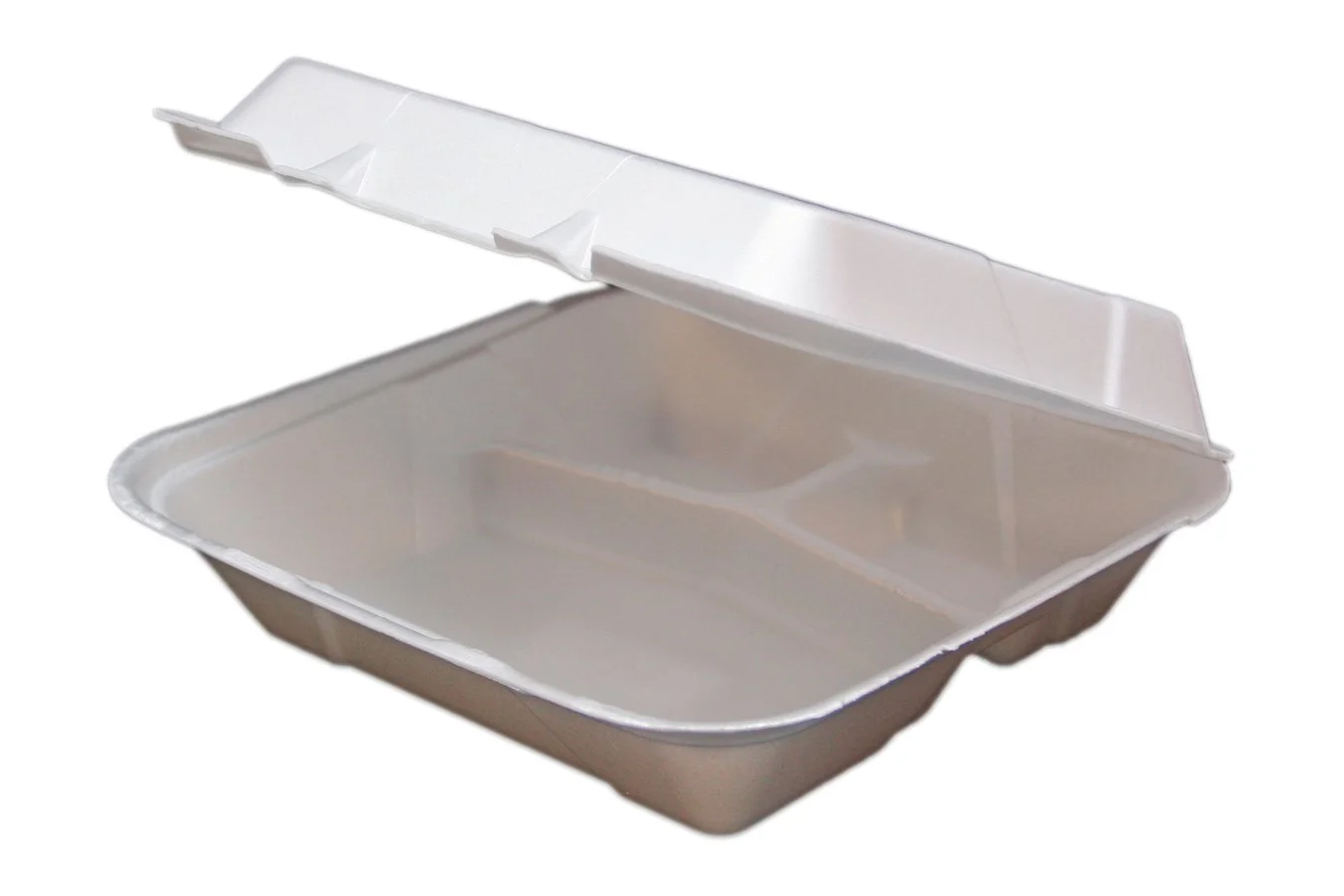 9" x 9" - 3 Compartment PS Container