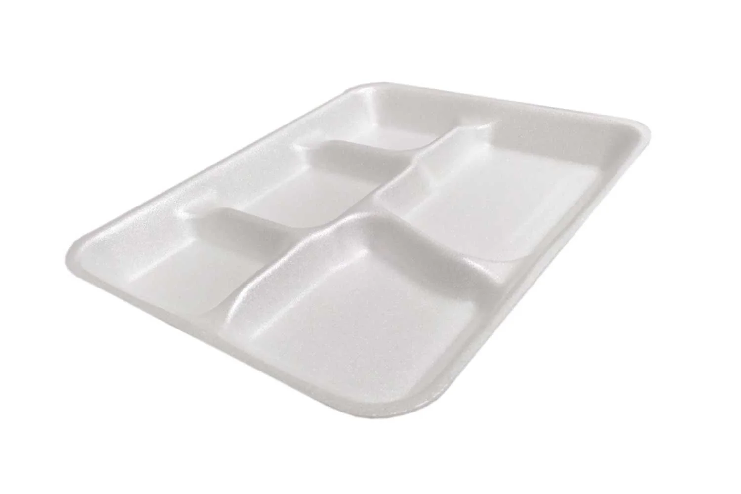 5 Compartment Foam School Tray