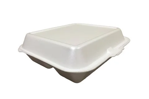 9" x 8" - 3 Compartment PS Container