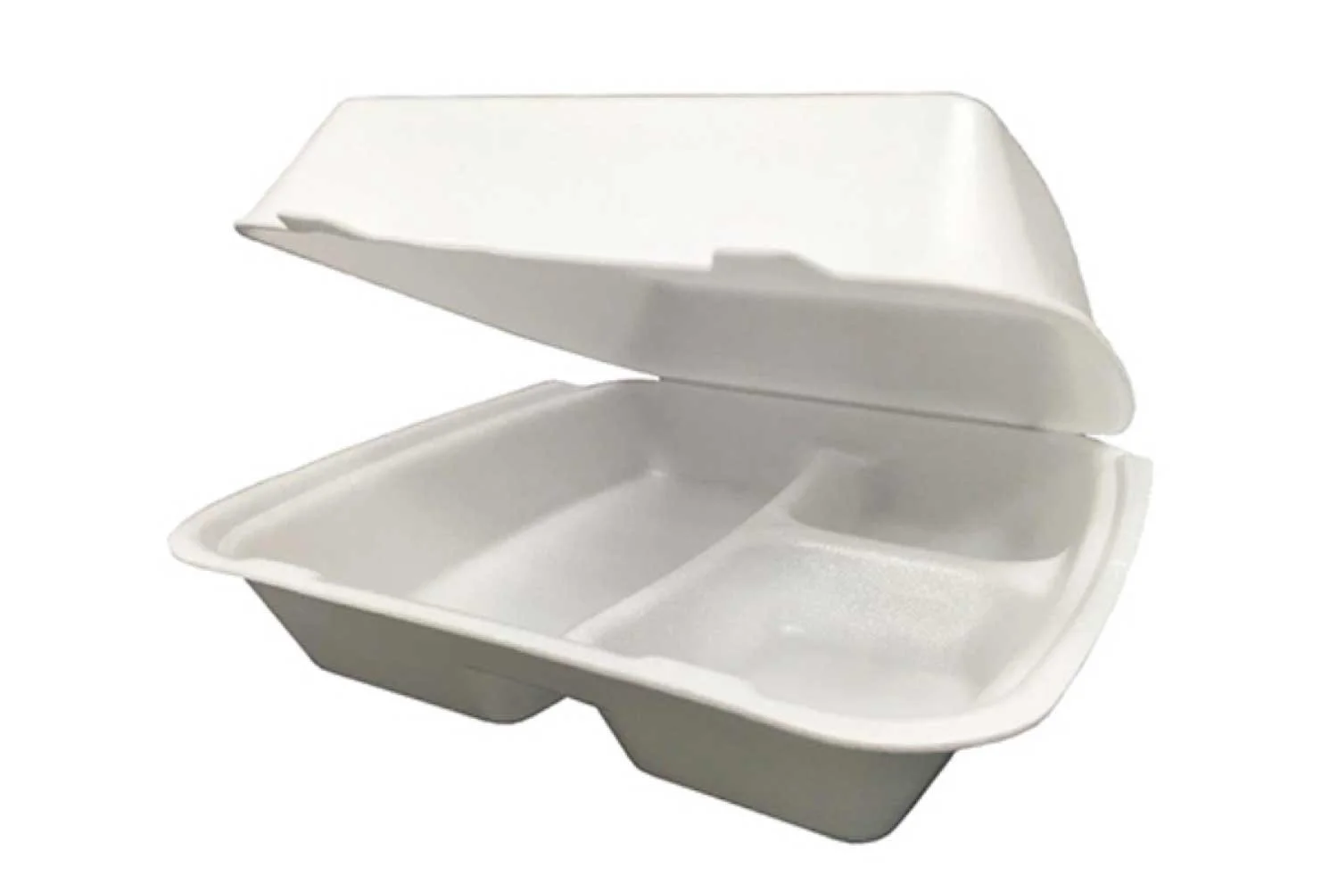 10" x 10" - 3 Compartment PS Container
