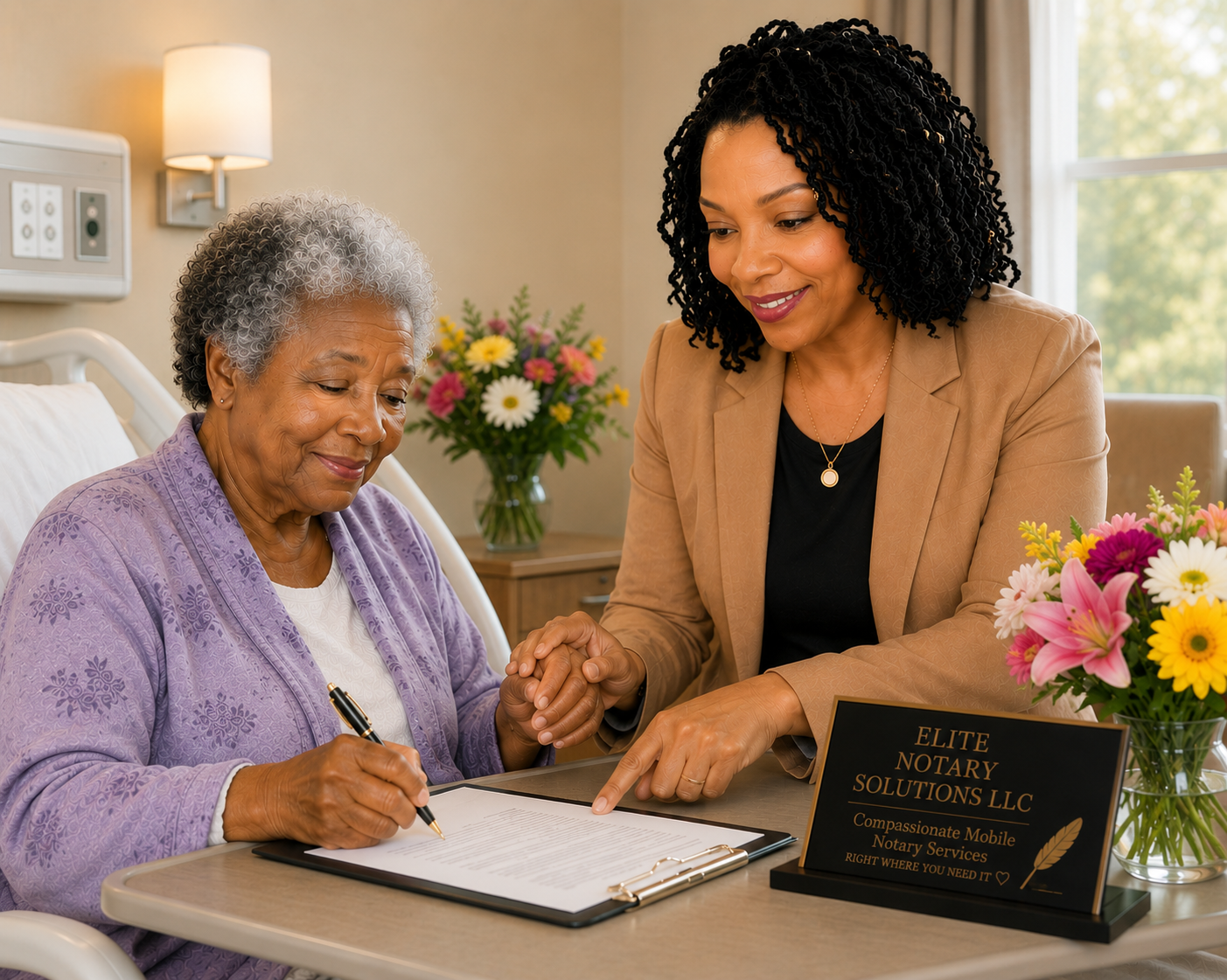 Hospital Setting Notary Signing