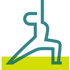 Medical illustration of a human stomach and esophagus in teal, with a yellow section at the bottom.