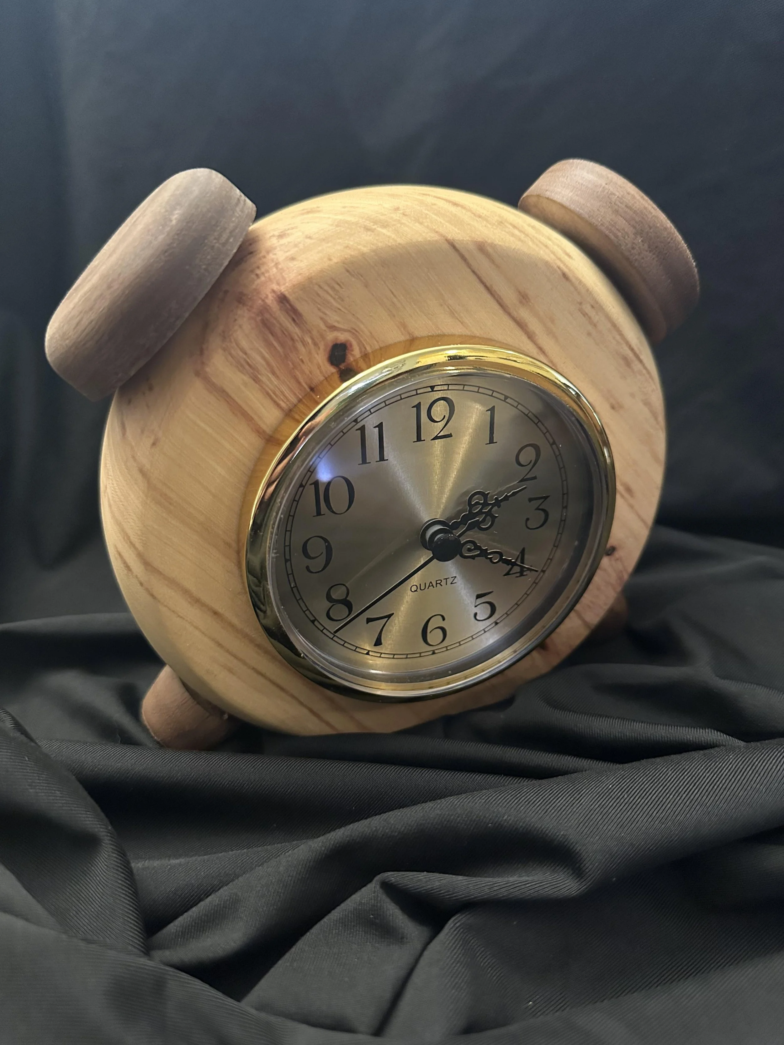 White Oak & Black Walnut Decorative Desk Clock