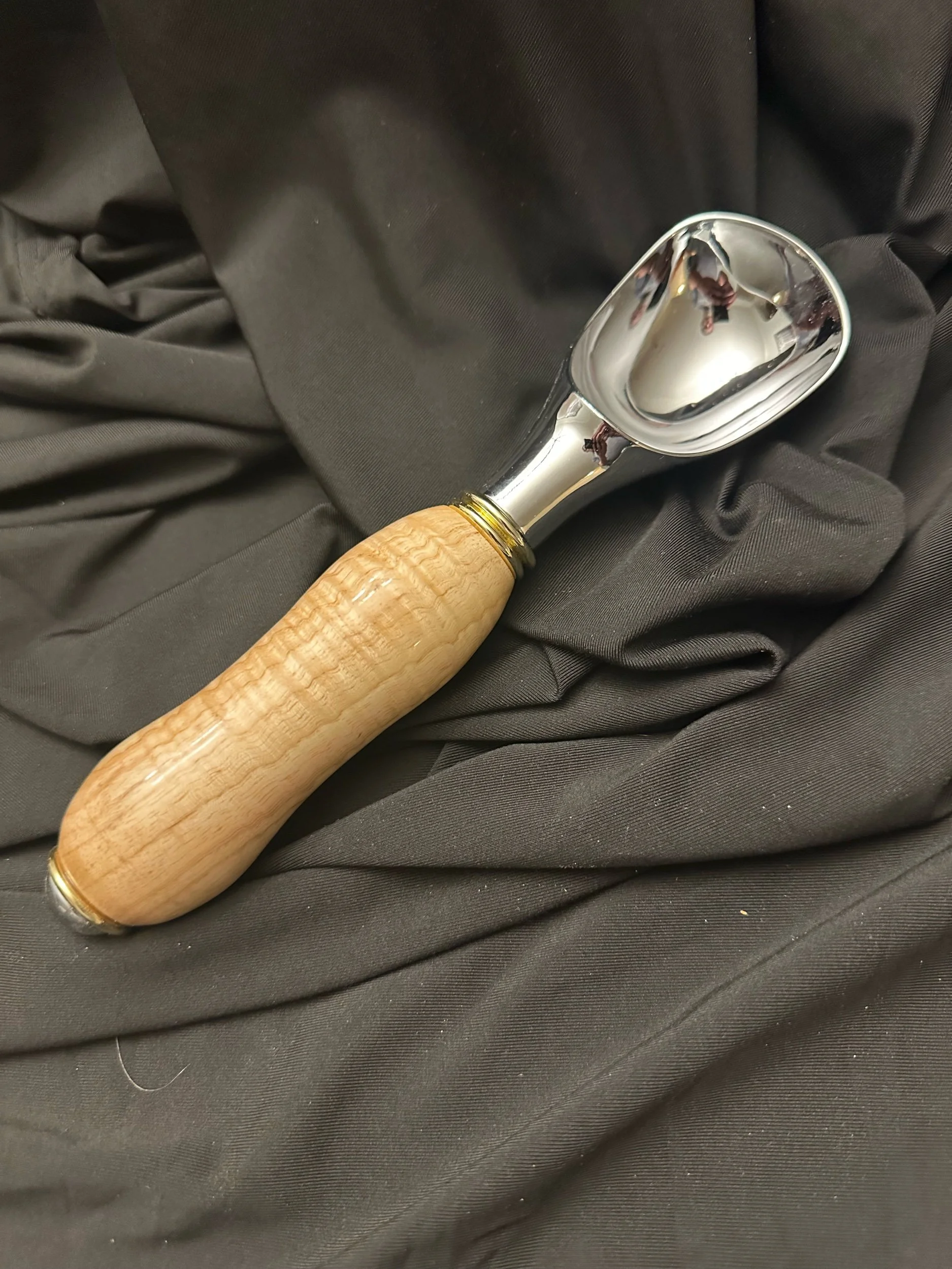 Hand Turned Wooden Ice Cream Scoops