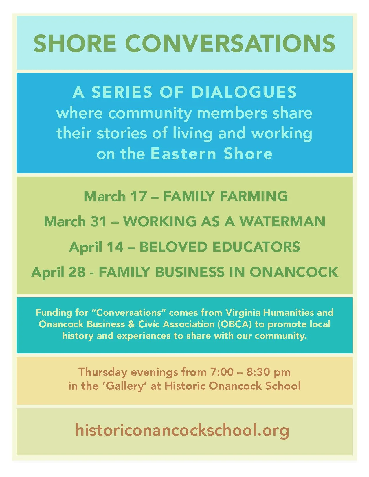 Spring 2022 series of 'Conversations'
