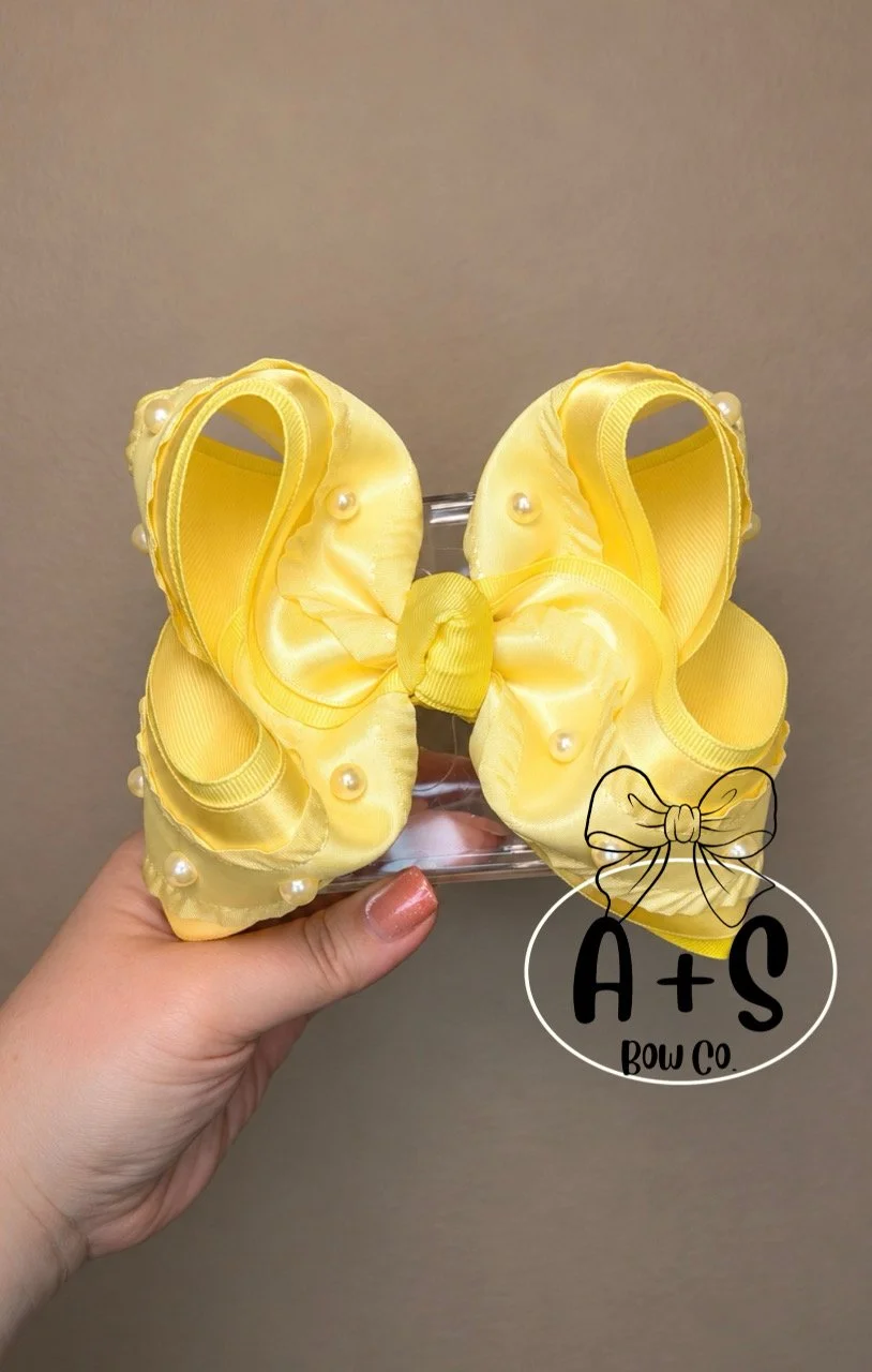 Yellow Princess Bow