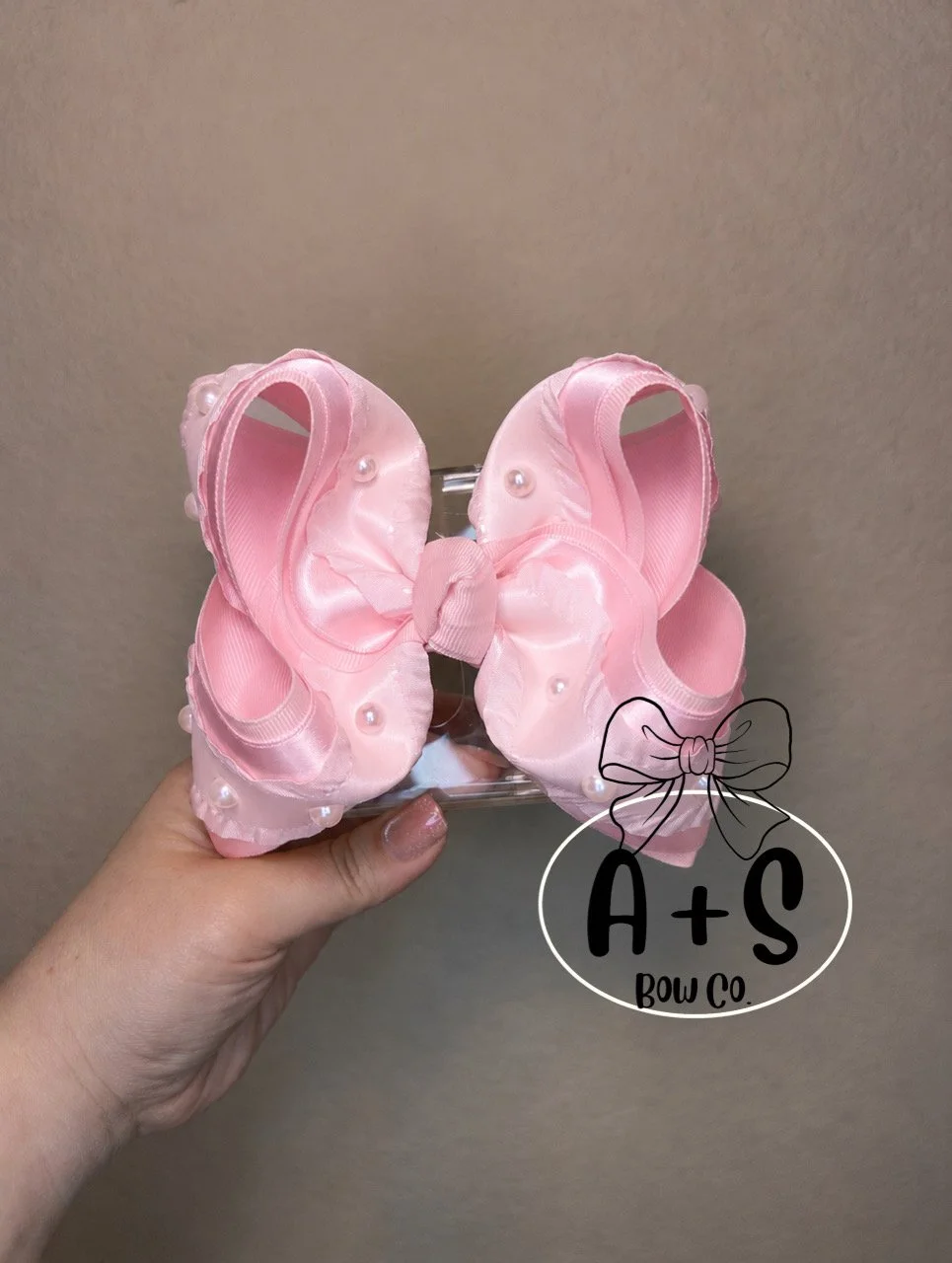 Pink Princess Bow