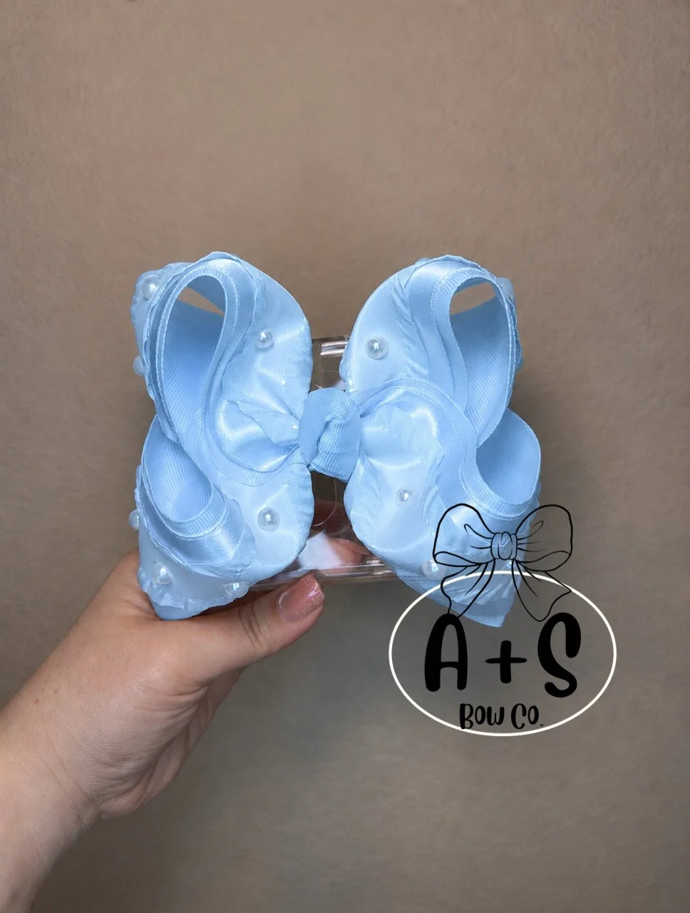 Blue Princess Bow