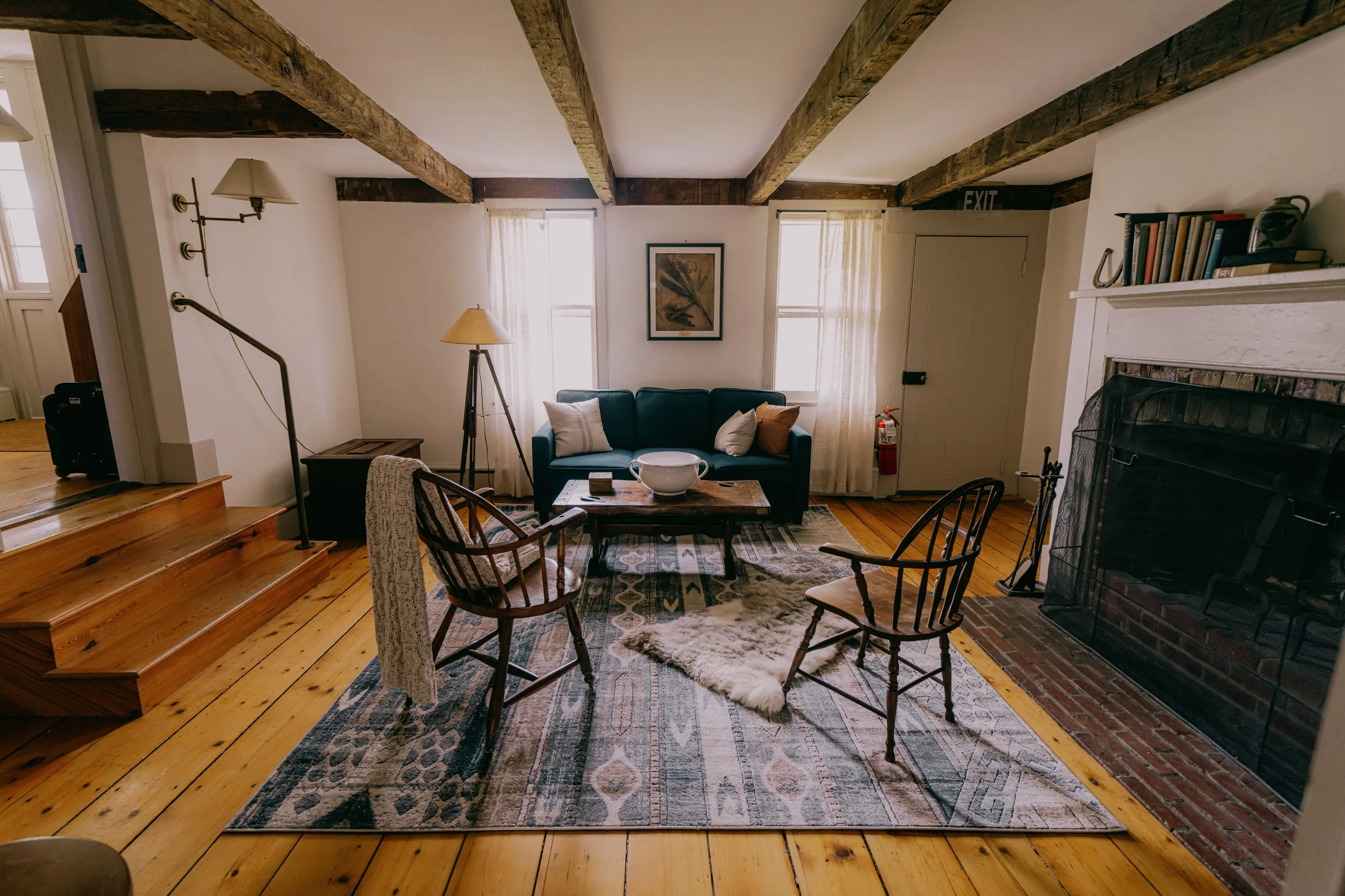 The Farmhouse | Our 1700s Farmhouse can accommodate up to 12 guests with six guest rooms.