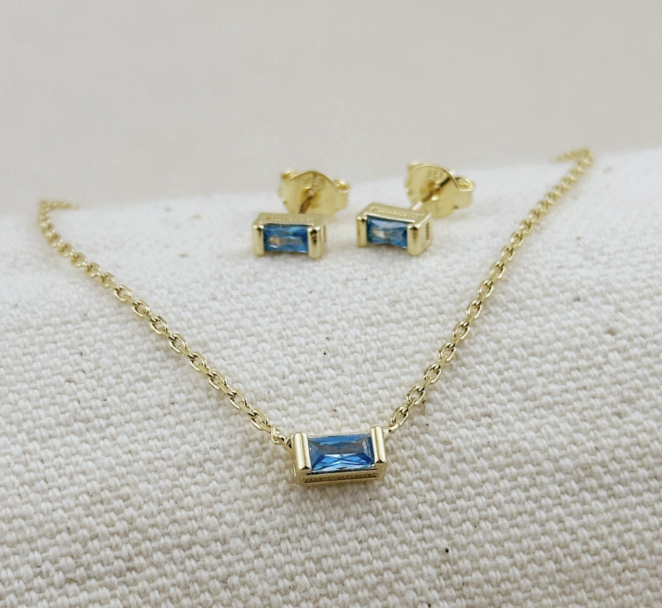 birthstone stud set