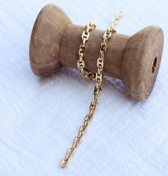 14k gold filled mariner chain