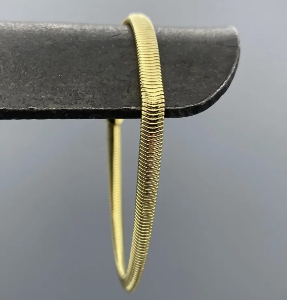 oval snake chain bracelet