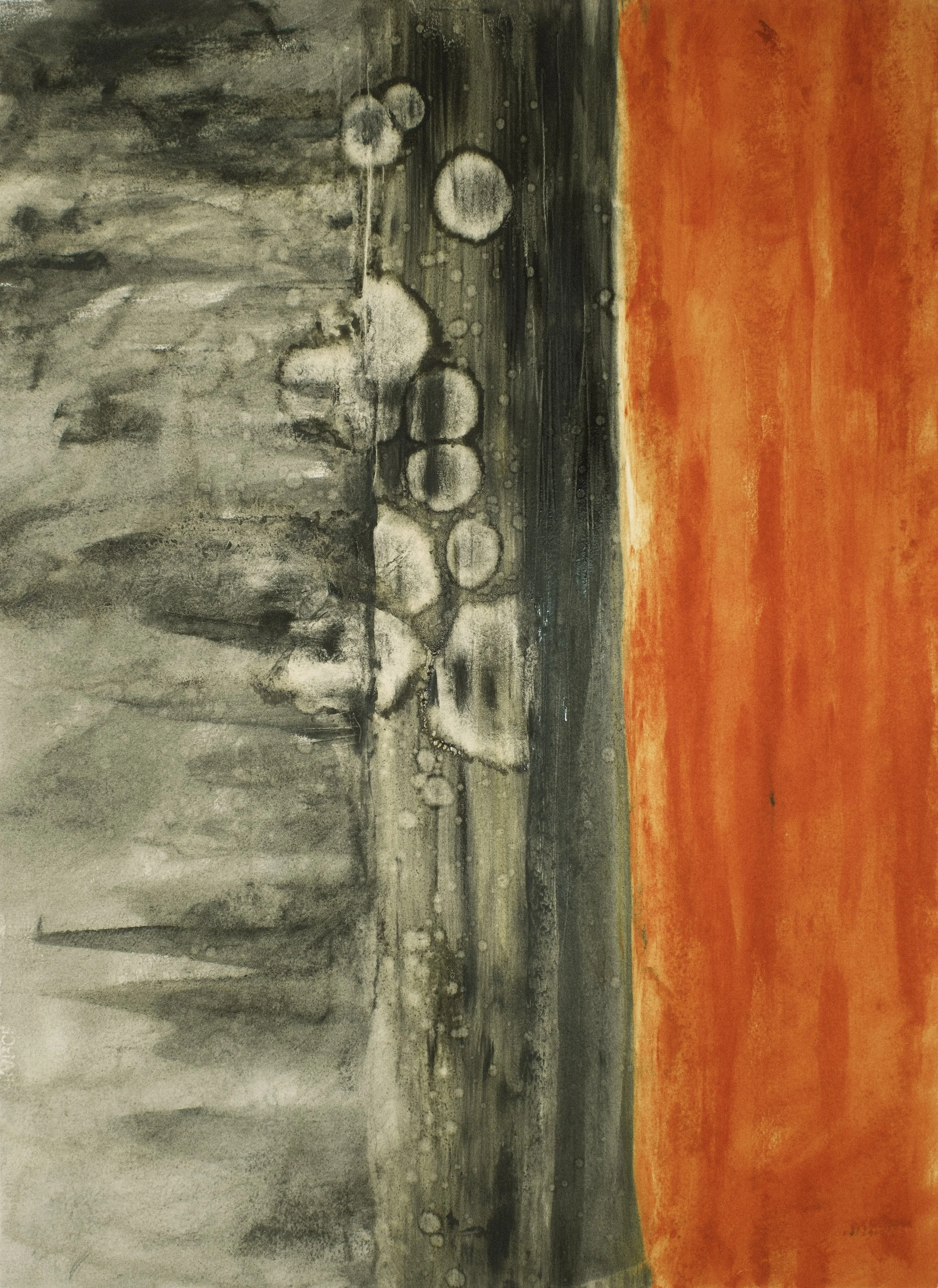   Boson Transfer 1   2021, Oil On Paper  30 x 22 in  #JS-2021-0007 