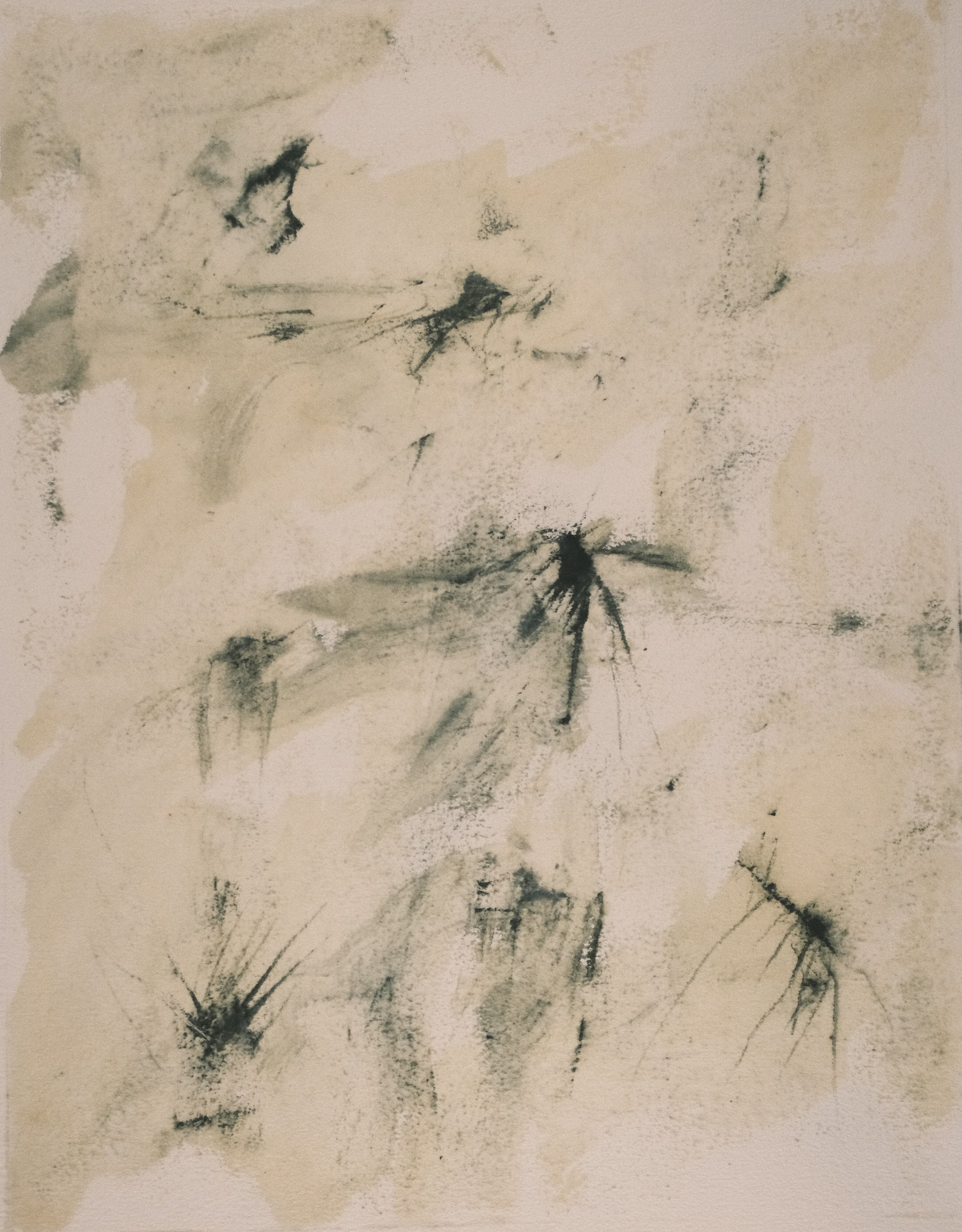   Neuron Dance 5   2021, Oil On Paper  20 x 16 in  #JS-2021-0059 