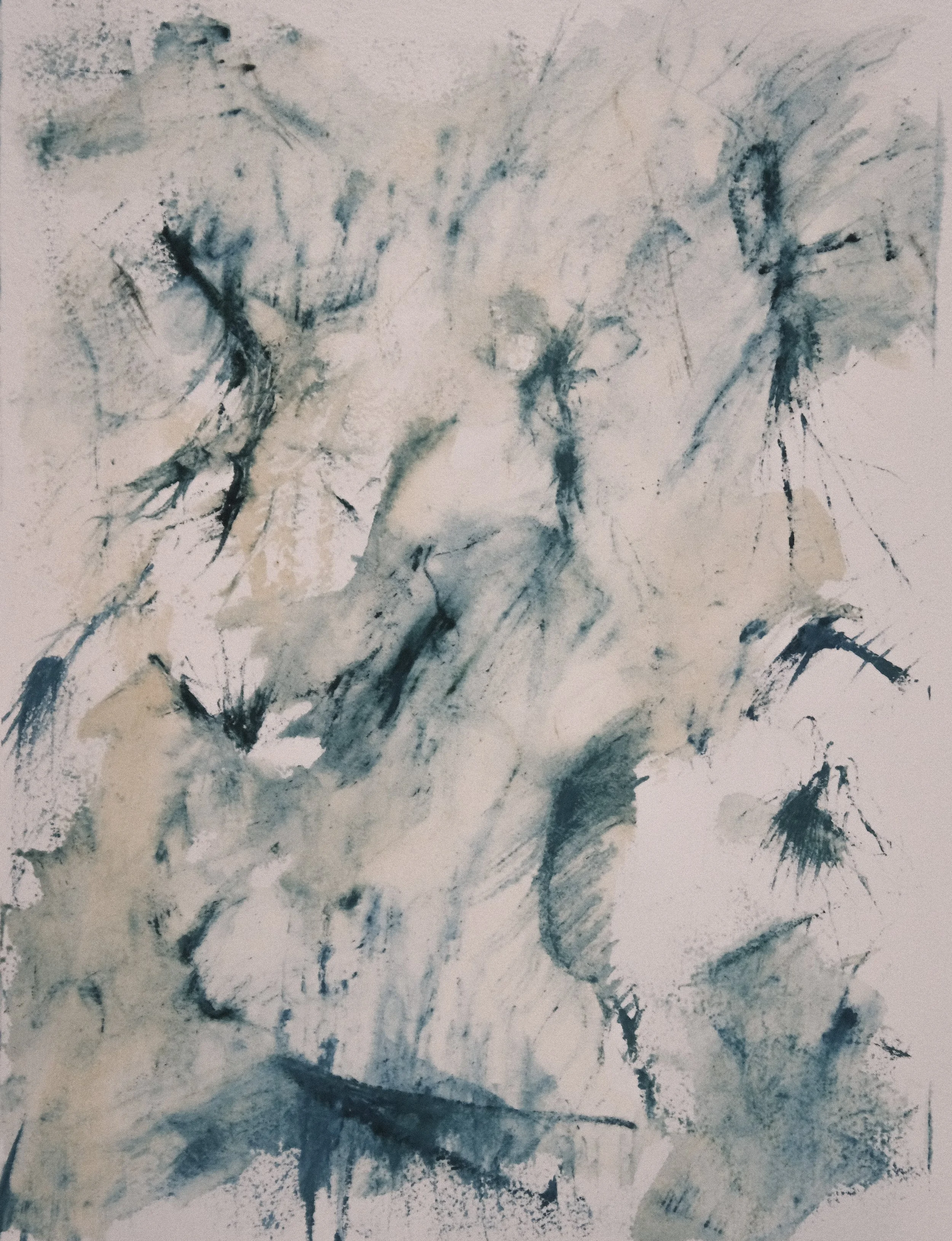   Neuron Dance 3   2021, Oil On Paper  16 x 12 in  #JS-2021-0053 