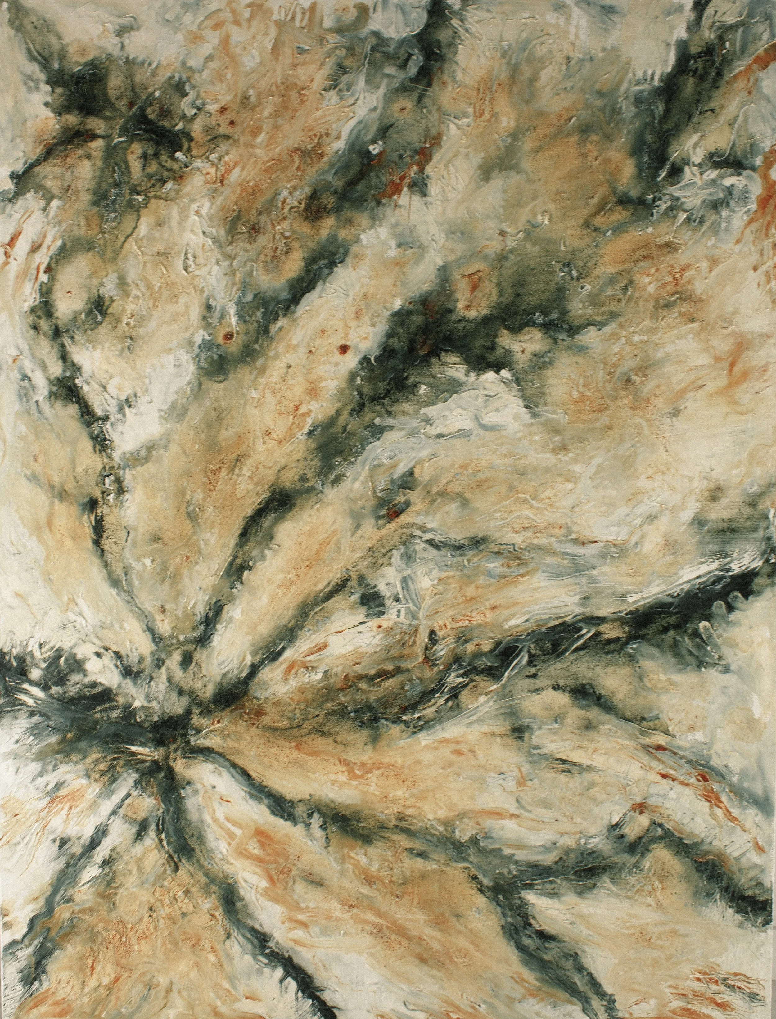   Neuron Dance 10   2024, Oil On Canvas  40 x 30 in  #JS-2024-0018 