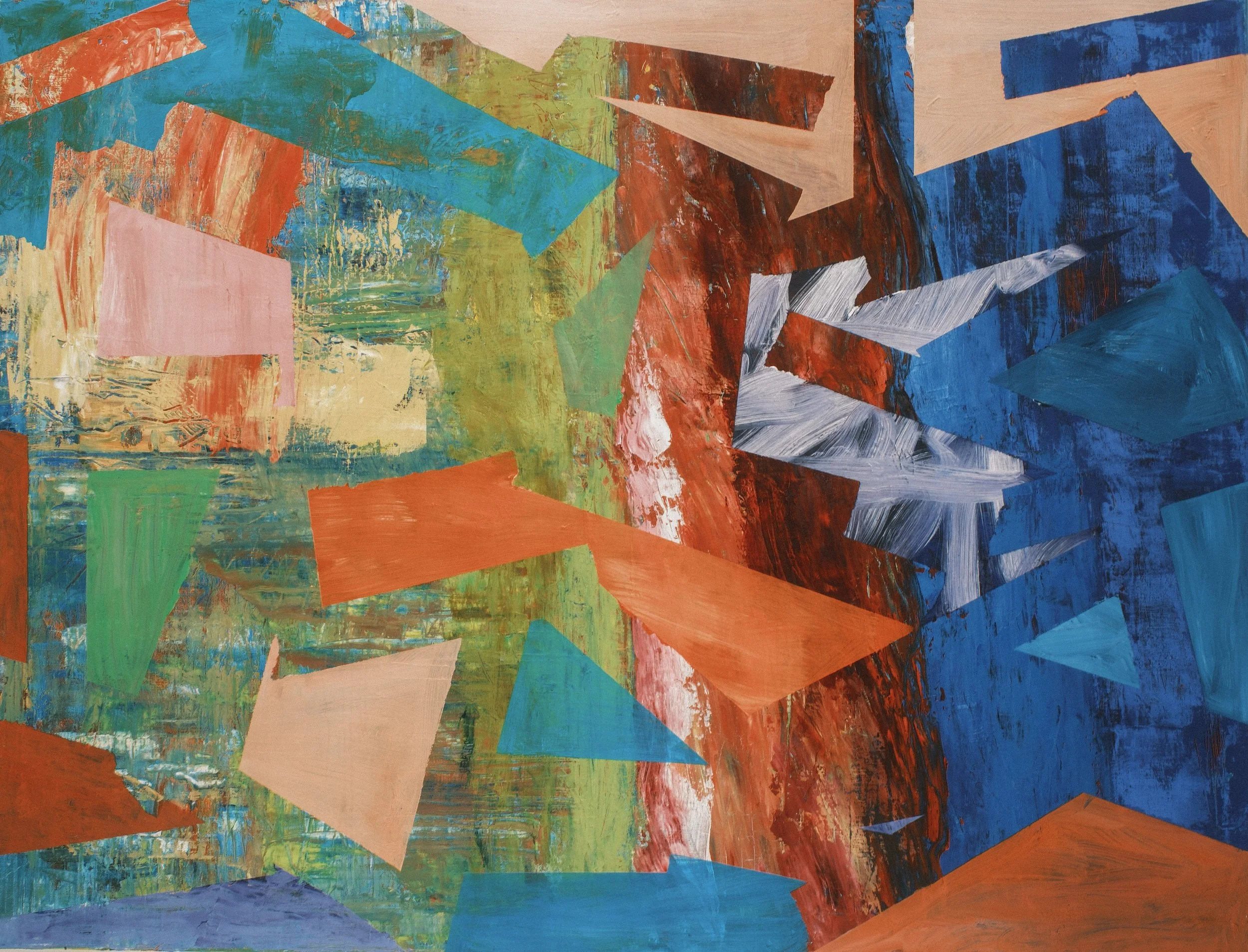   Interlude 3   2025, Oil On Canvas  30 x 40 in  #JS-2025-0024 