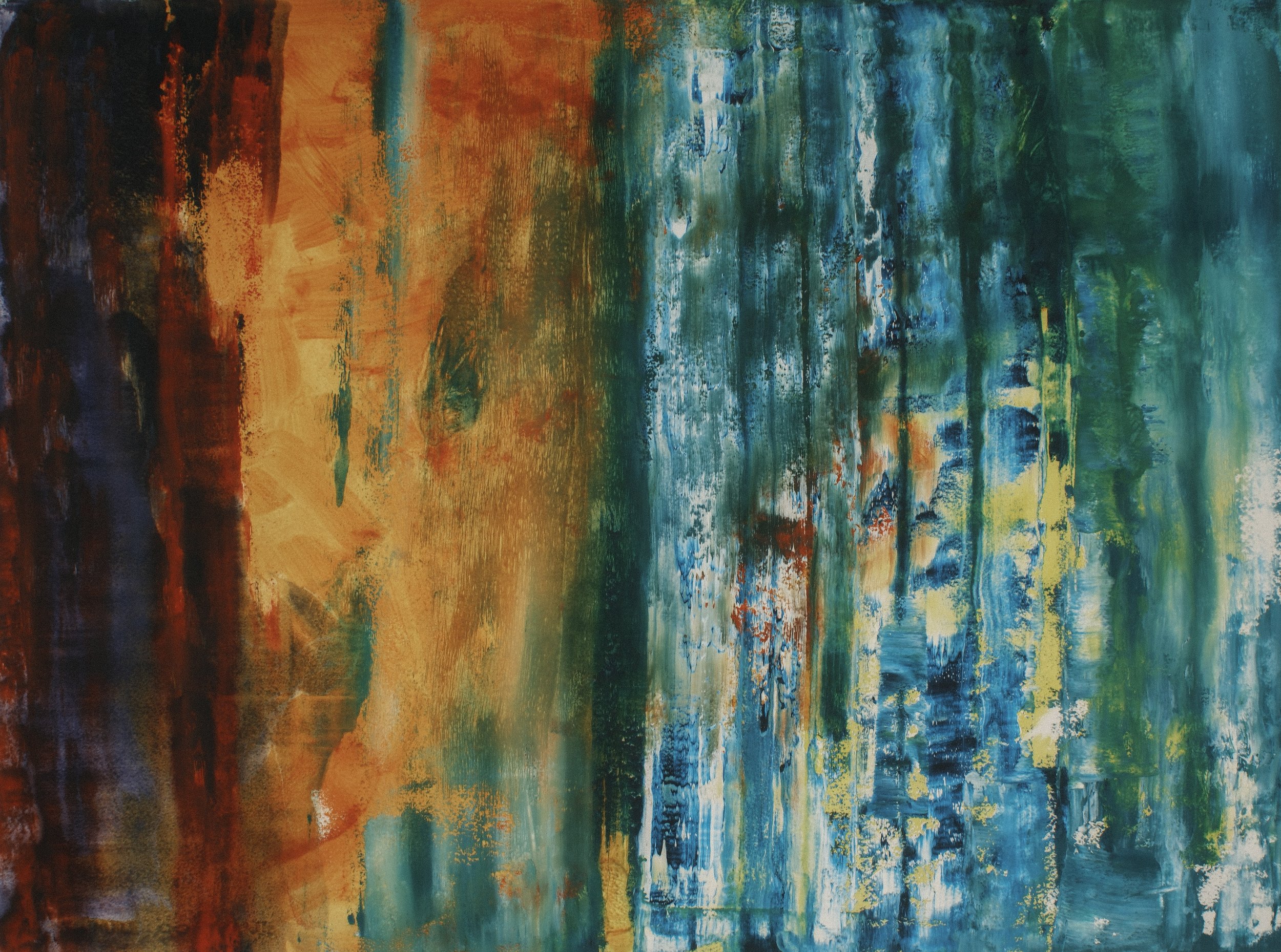   Les Nymphéas 1, Friday Morning in Paris   2025, Oil On Paper  22 x 30 in  #JS-2025-0031 