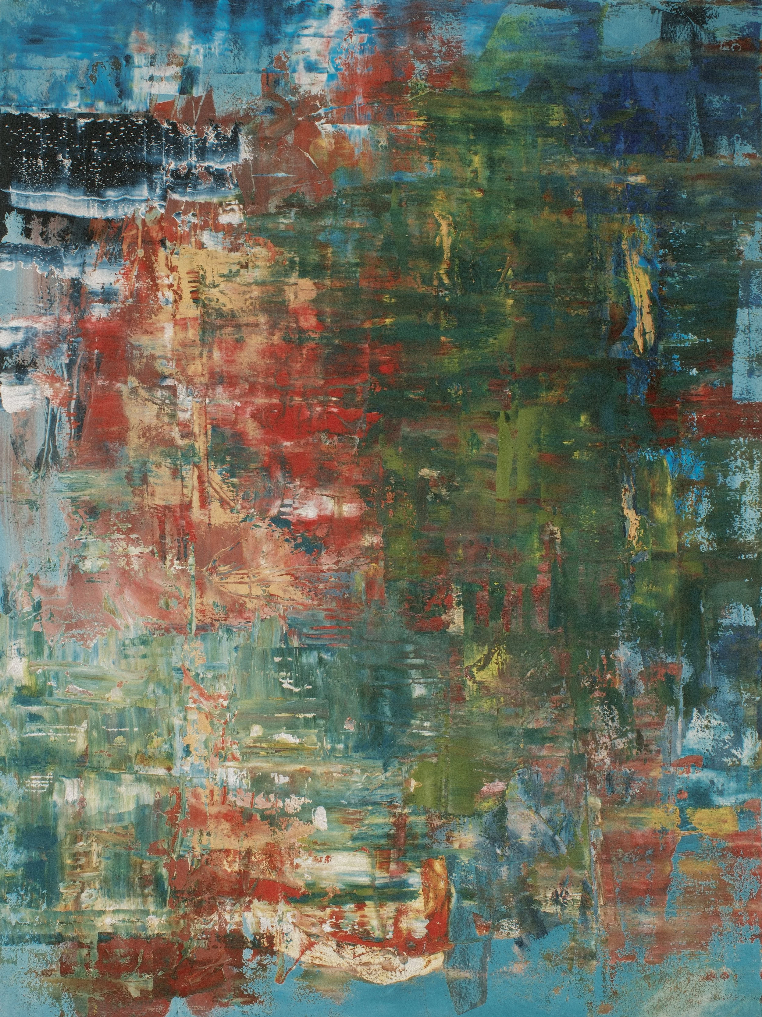   Les Nymphéas 5   2025, Oil On Paper  30 x 22 in  #JS-2025-0035 