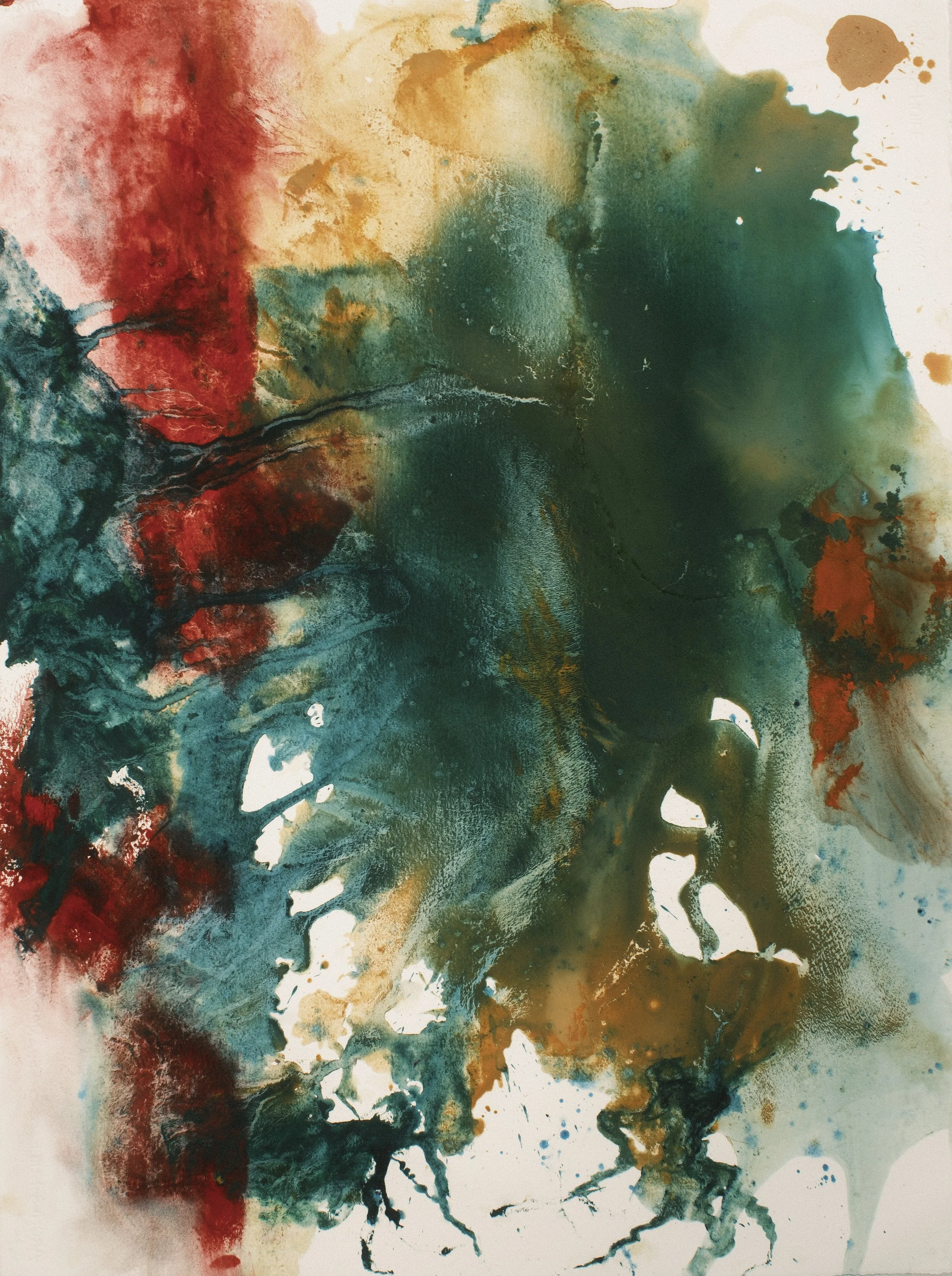   Frank Encounters 4   2025, Oil On Paper  30 x 22 in  #JS-2025-0012 