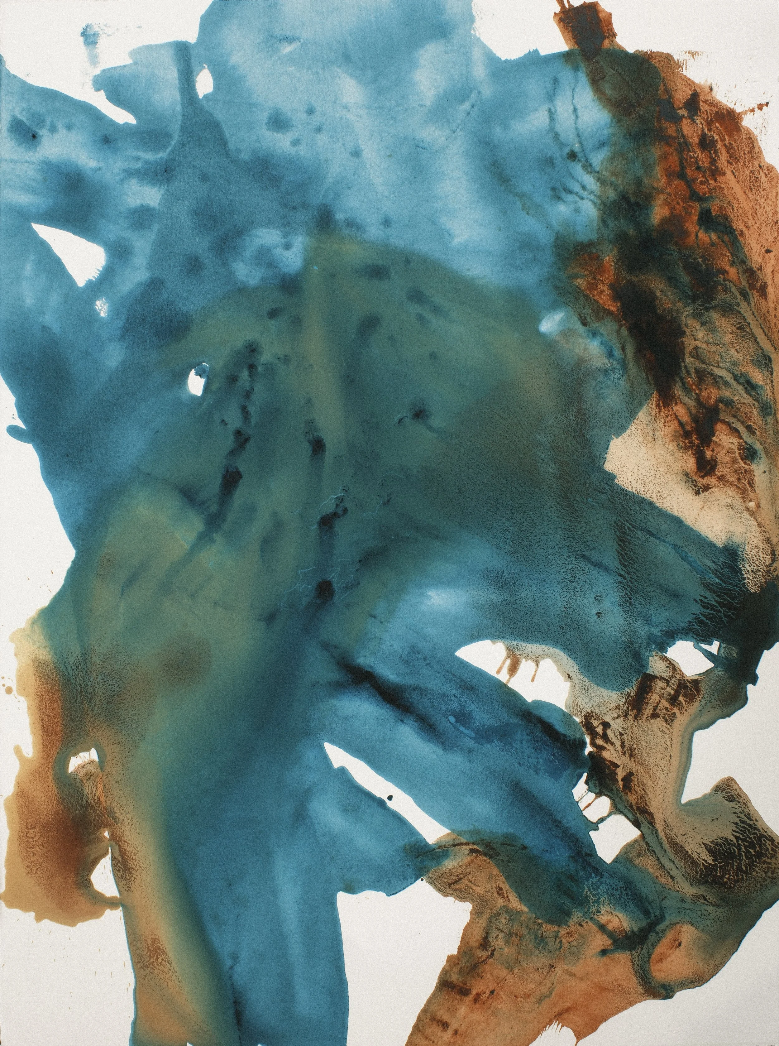   Frank Encounters 5   2025, Oil On Paper  30 x 22 in  #JS-2025-0013 