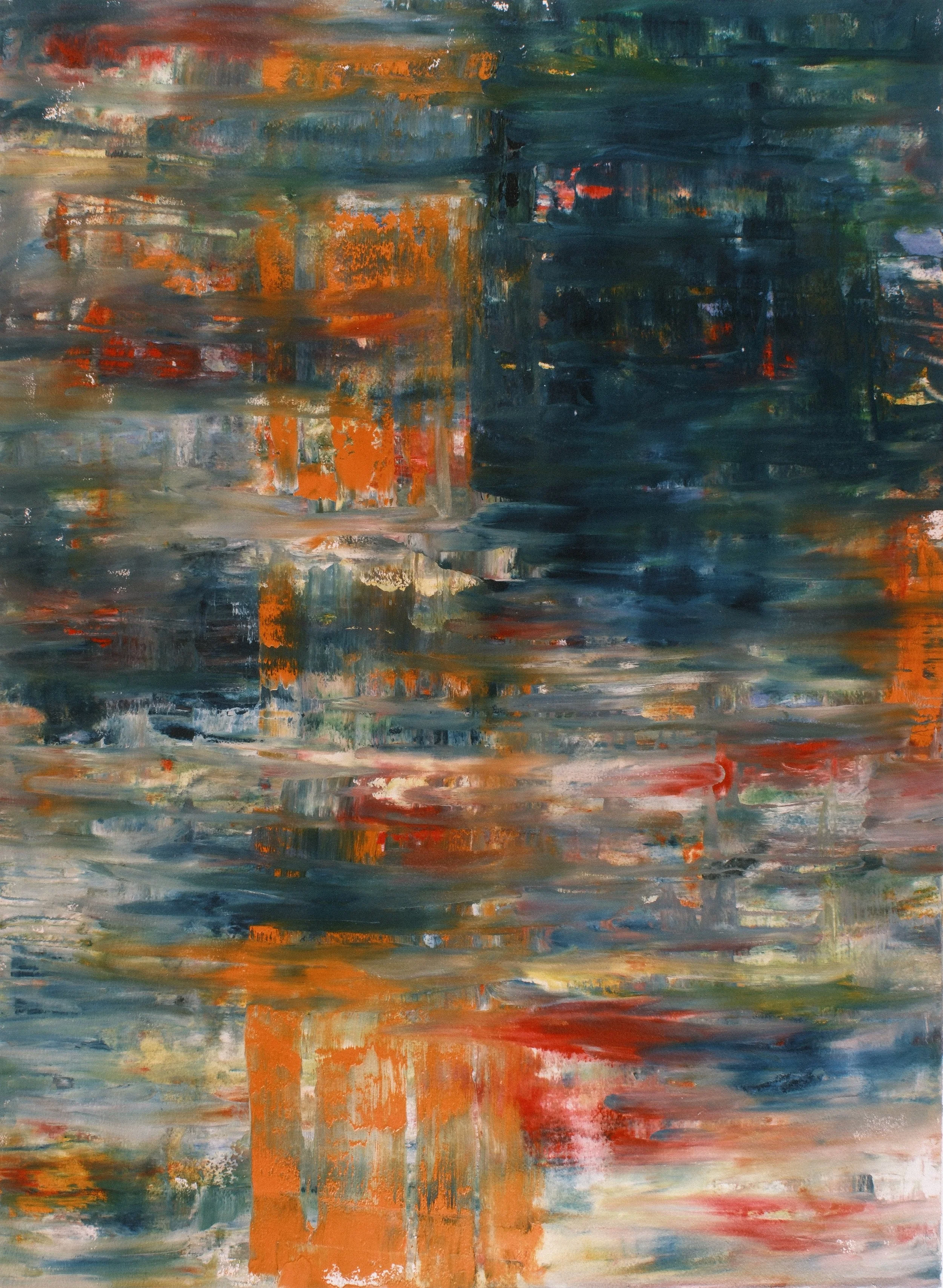   A Reminder to Forget   2023, Oil On Paper  30 x 22 in  #JS-2023-0012 