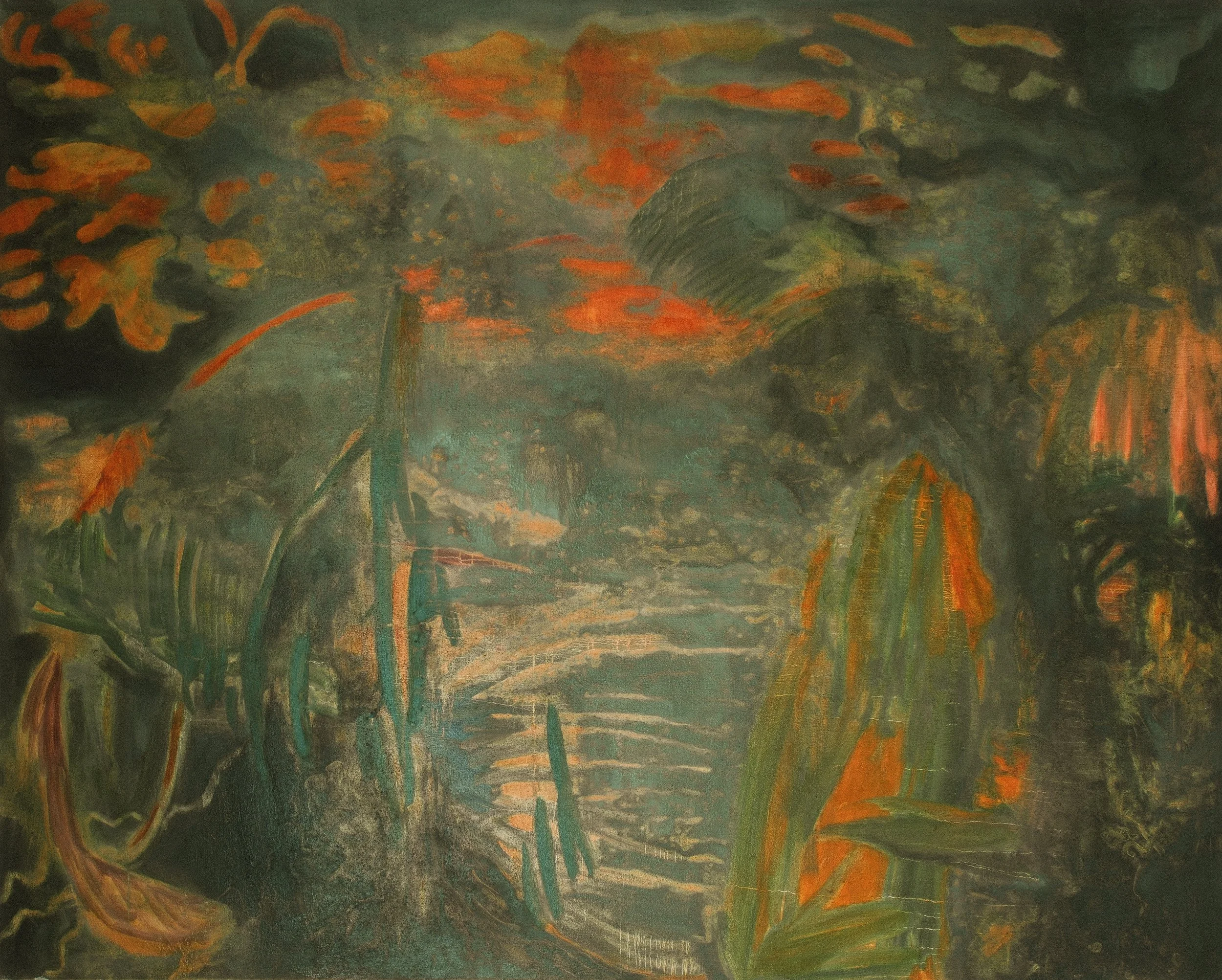   Landscape   1995, Oil On Canvas  48 x 60 in  #JS-1995-0003 