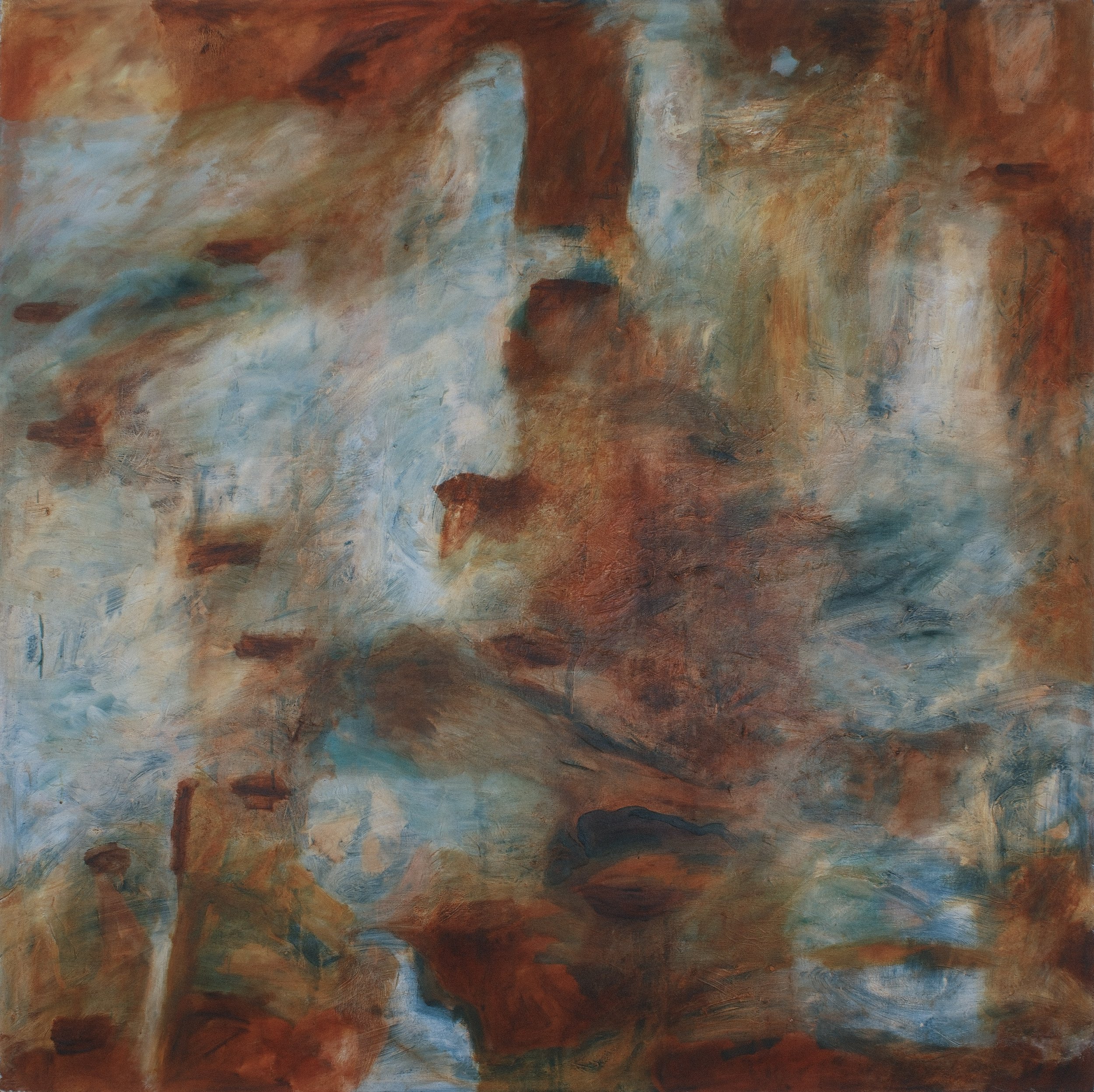   The Haunting Memory   1995, Oil On Canvas  60 x 60 in  #JS-1995-0008 