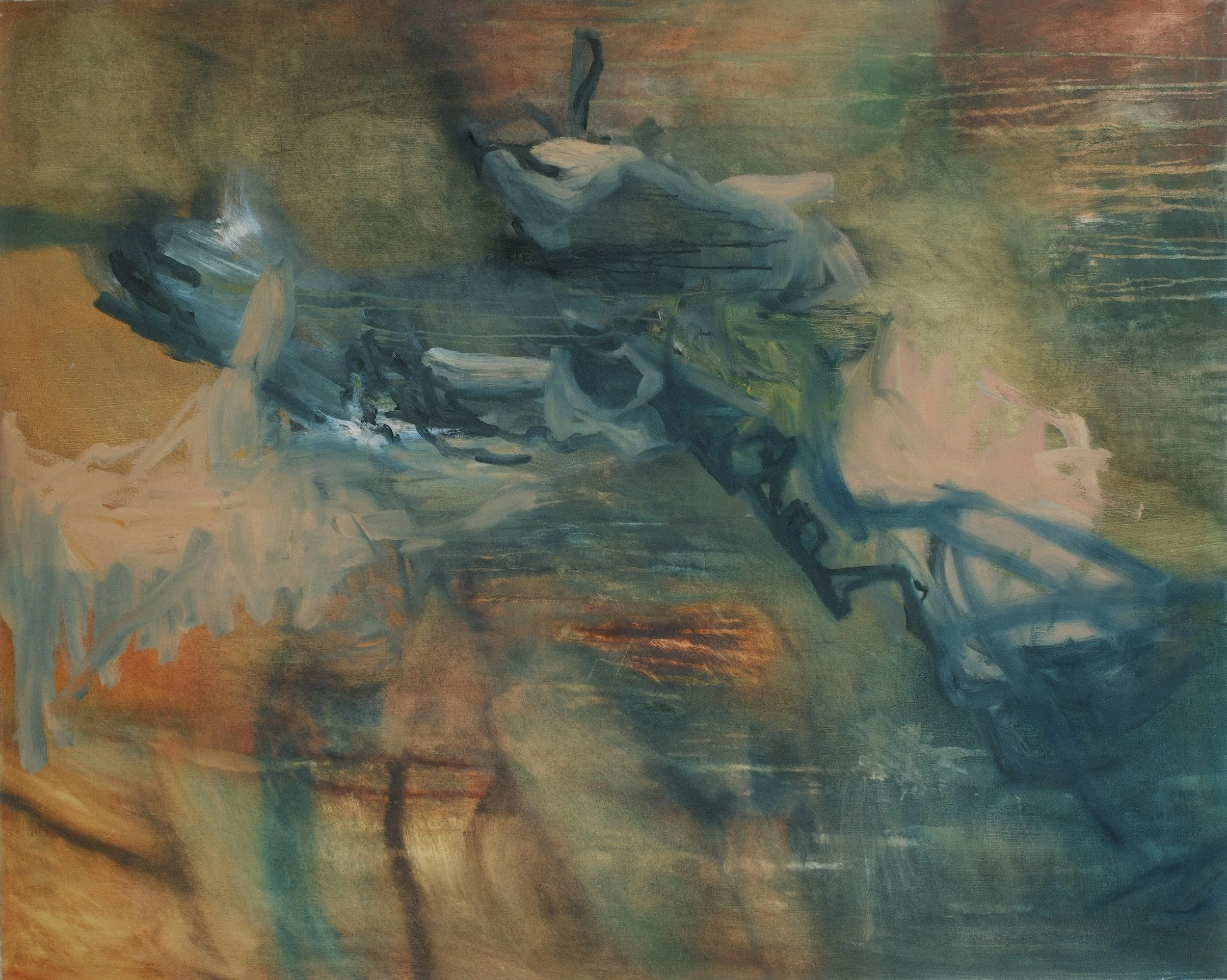   The Helping Hand Strikes Again   1995, Oil On Canvas  48 x 60 in  #JS-1995-0009 